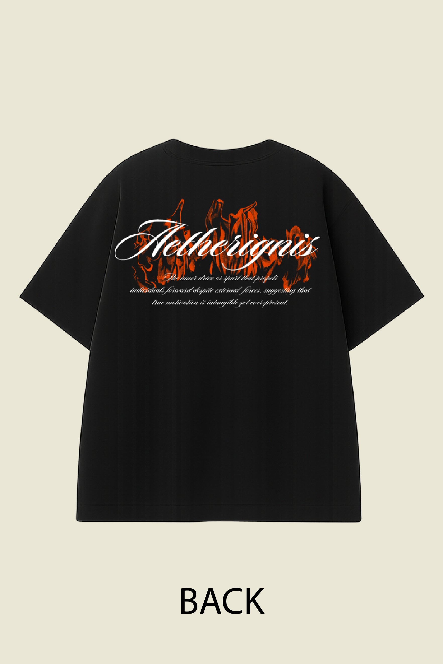 Aetherignis - Invisible Fire Oversized T shirt