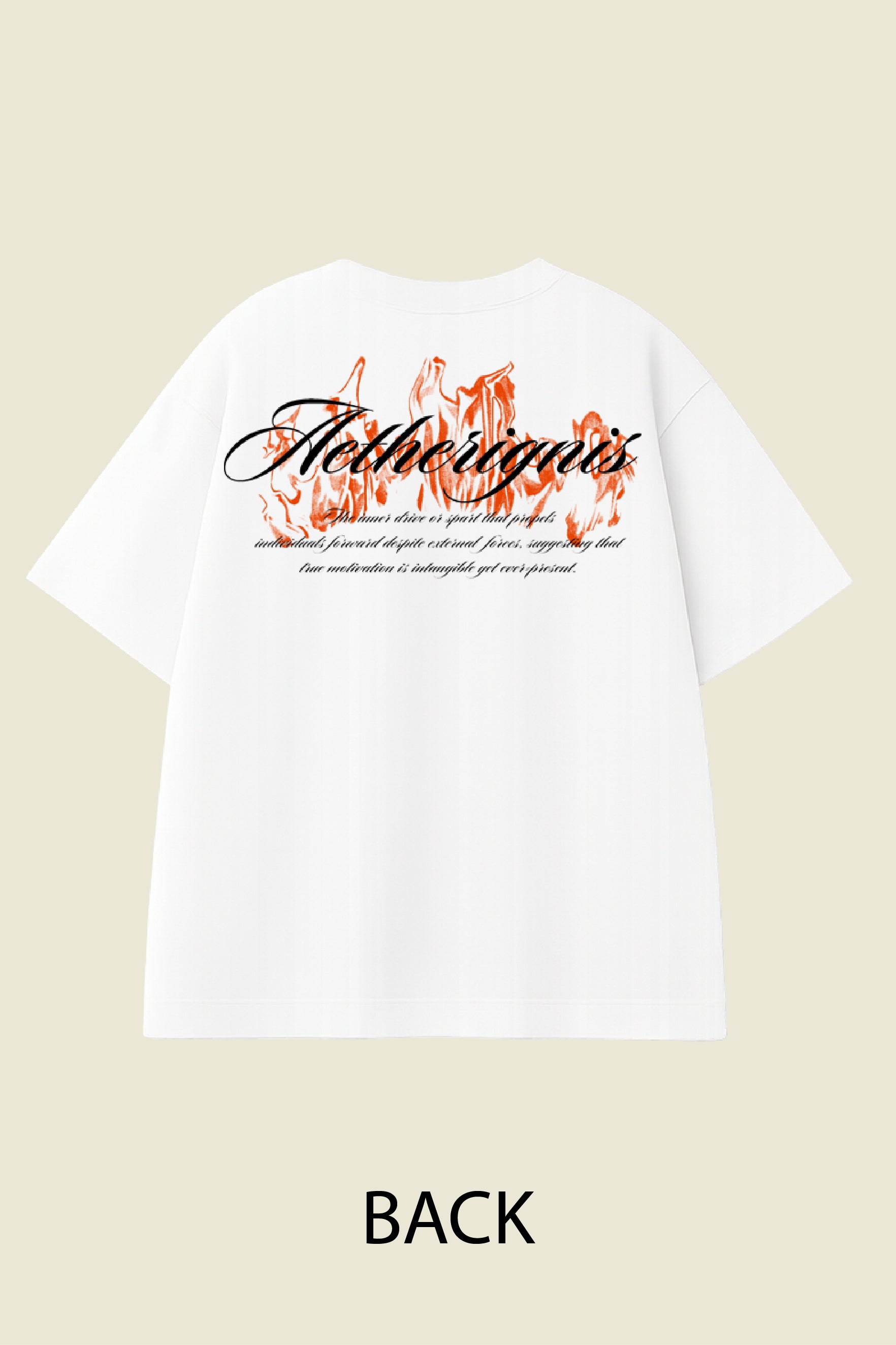 Aetherignis - Invisible Fire Oversized T shirt