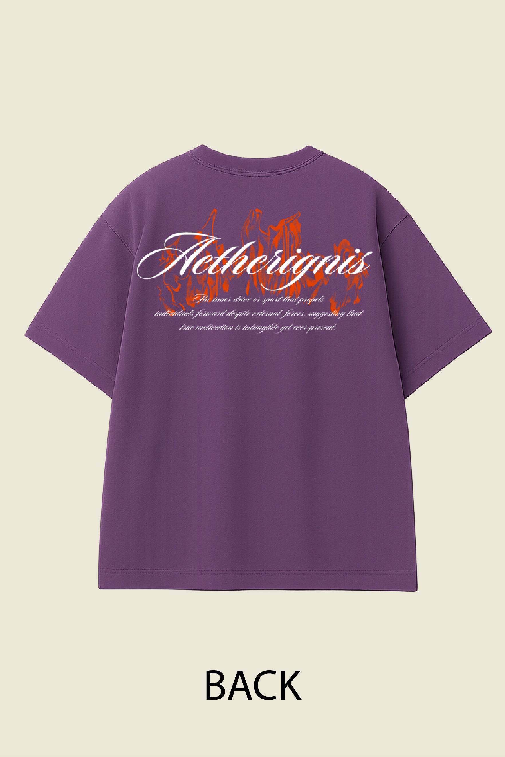 Aetherignis - Invisible Fire Oversized T shirt