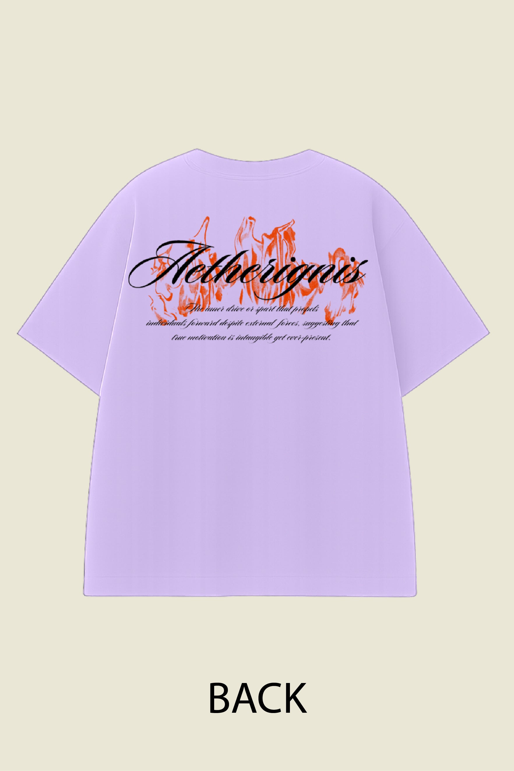 Aetherignis - Invisible Fire Oversized T shirt