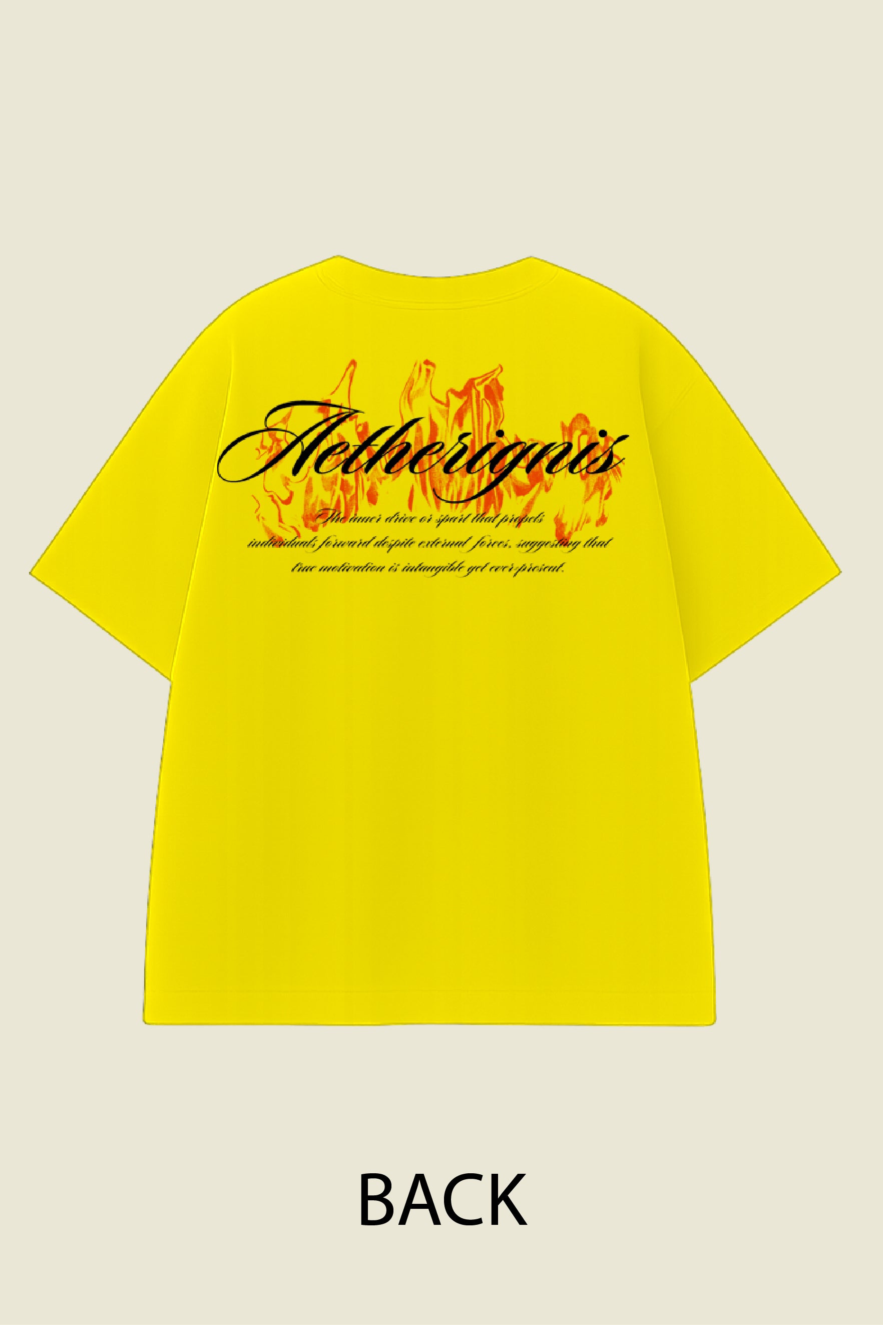 Aetherignis - Invisible Fire Oversized T shirt