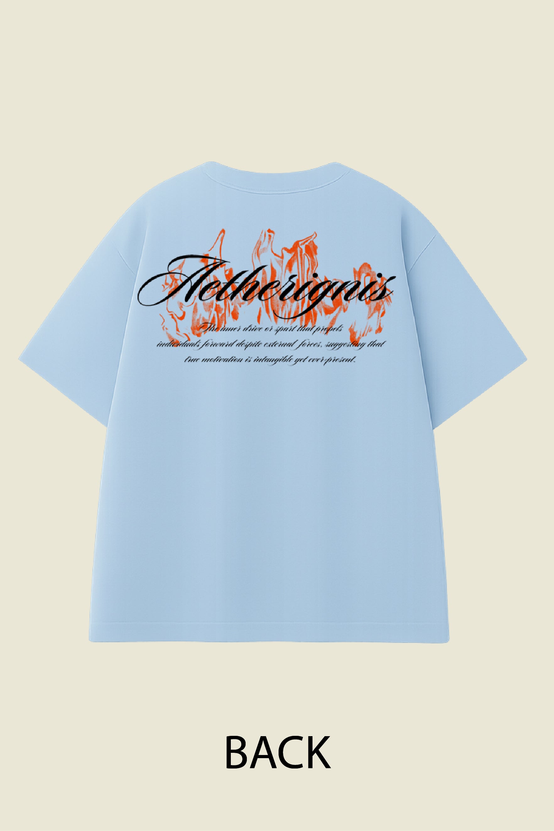 Aetherignis - Invisible Fire Oversized T shirt