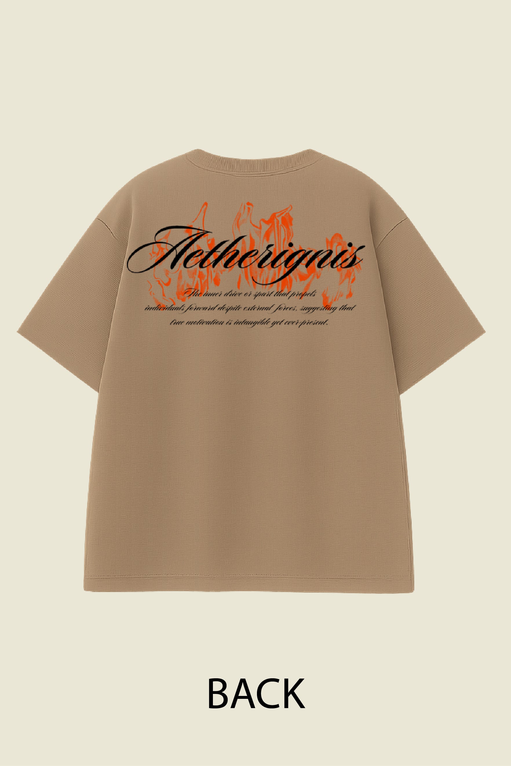 Aetherignis - Invisible Fire Oversized T shirt