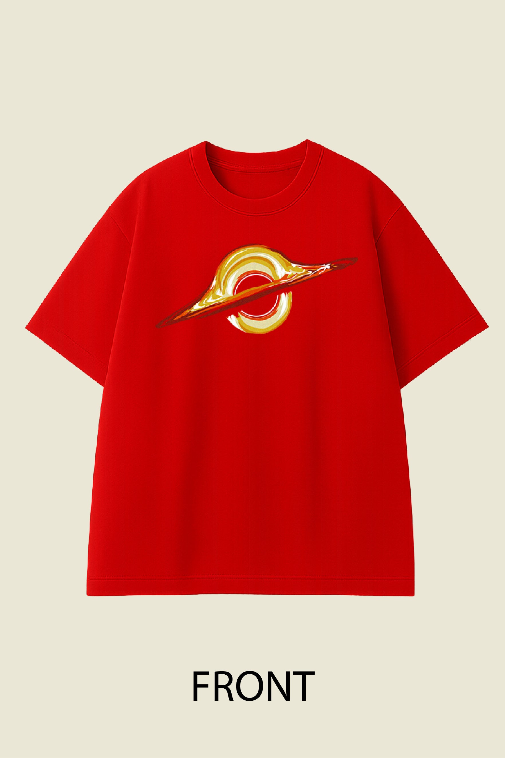 Black Hole Swirl Oversized T-shirt