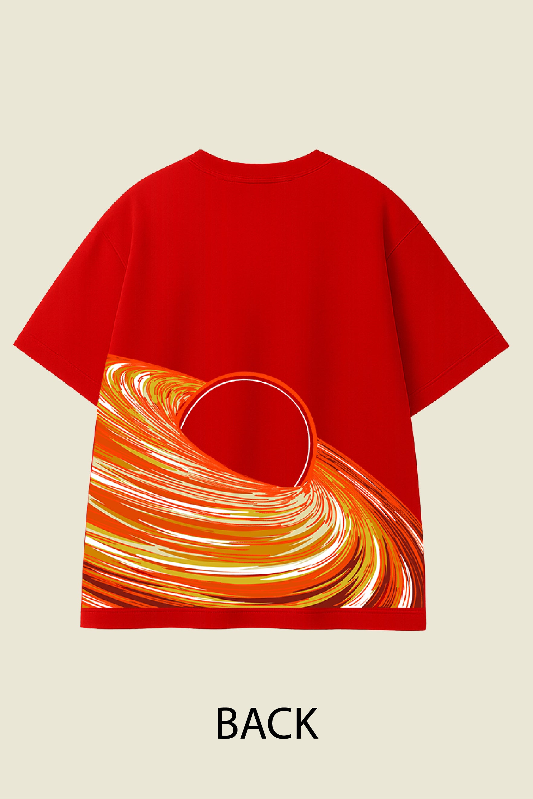 Black Hole Swirl Oversized T-shirt