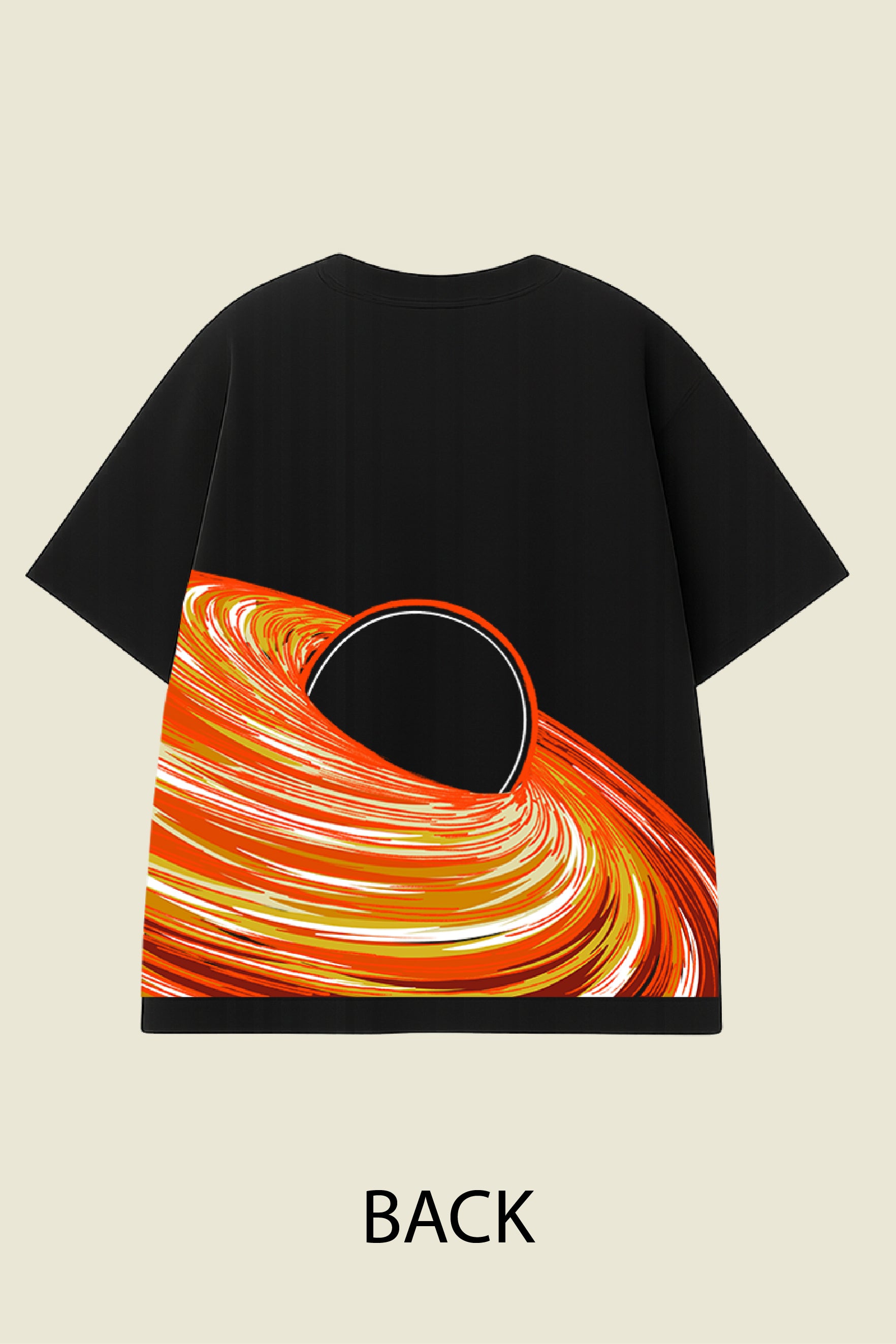 Black Hole Swirl Oversized T-shirt