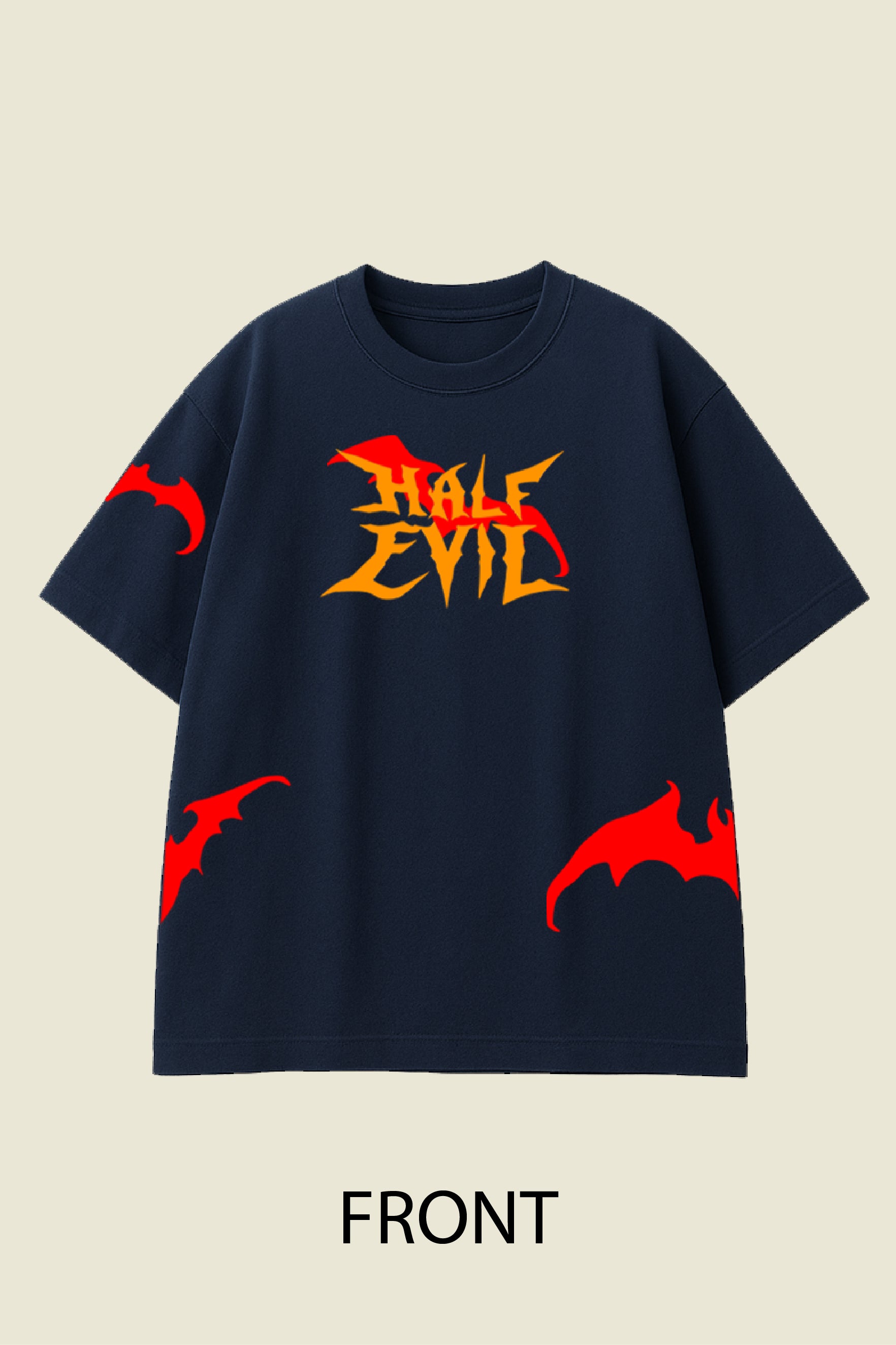 Half Evil Oversized T-shirt