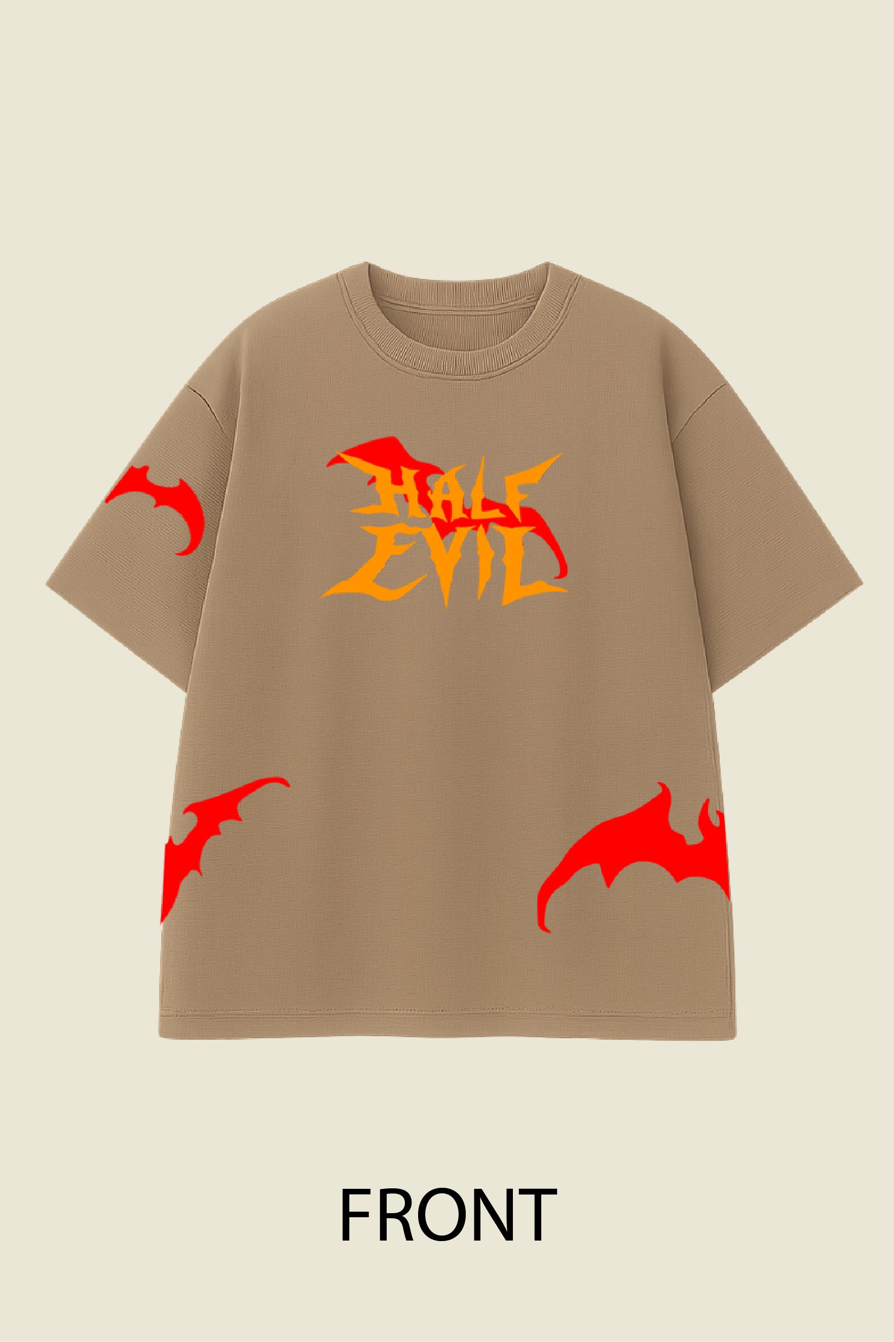 Half Evil Oversized T-shirt