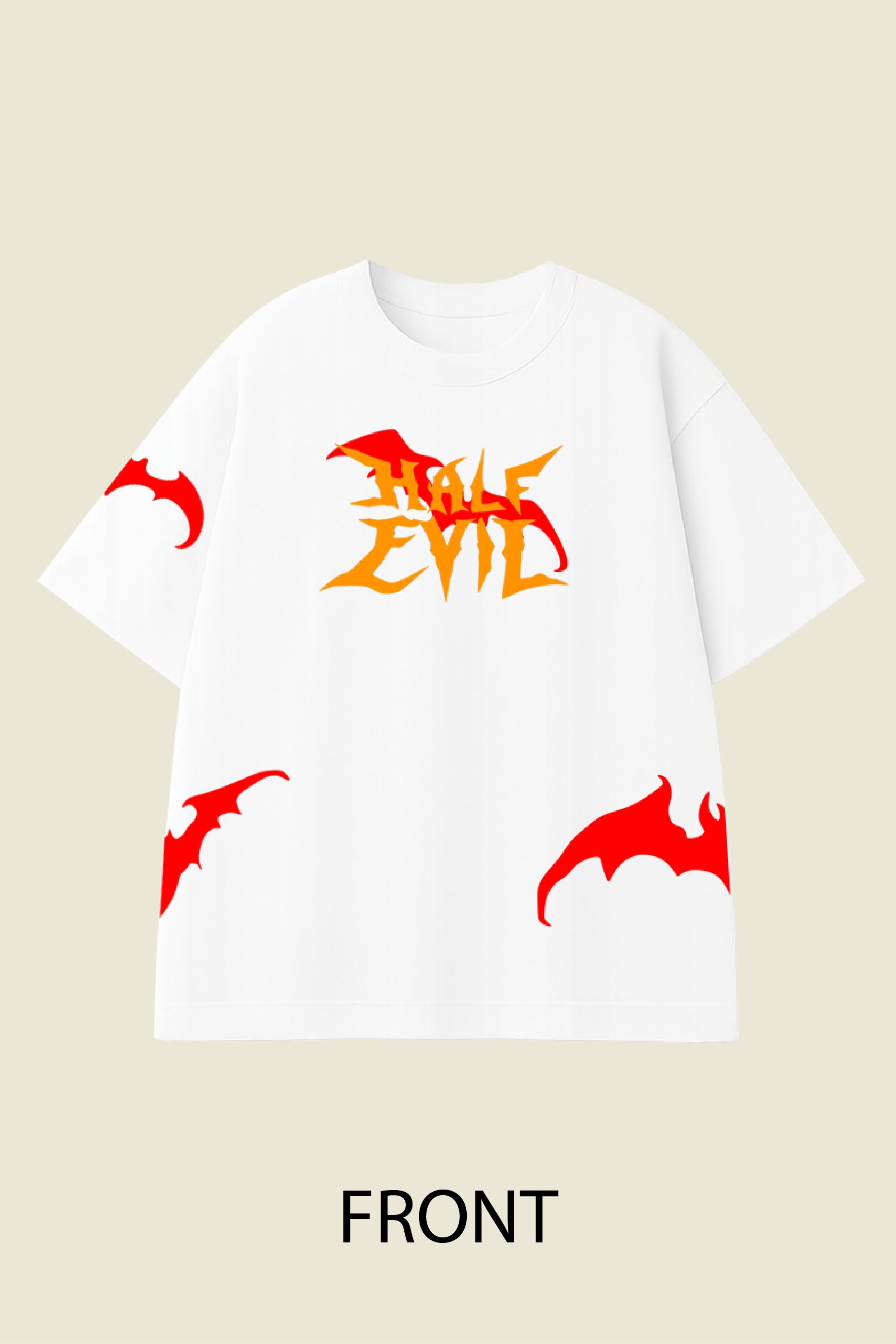 Half Evil Oversized T-shirt