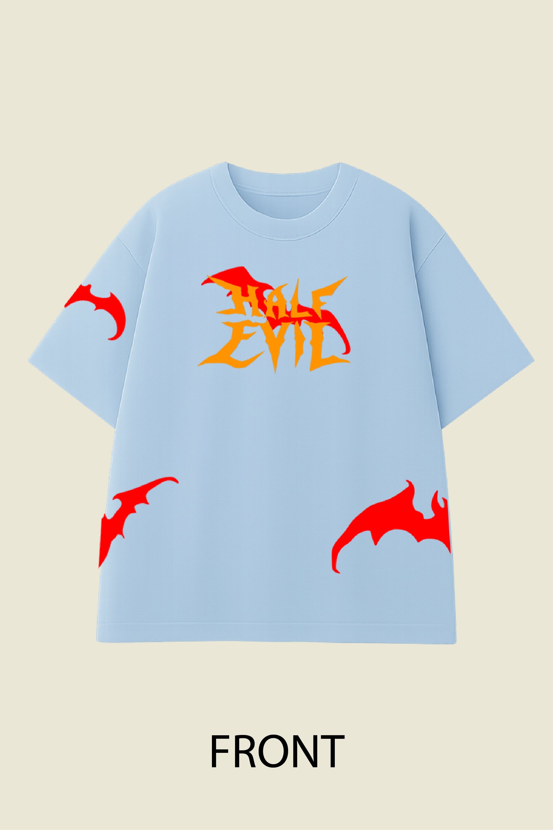 Half Evil Oversized T-shirt