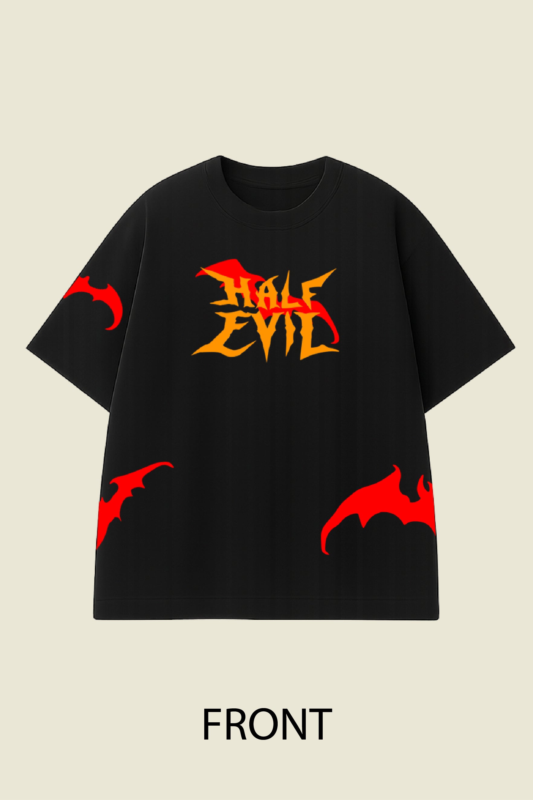 Half Evil Oversized T-shirt