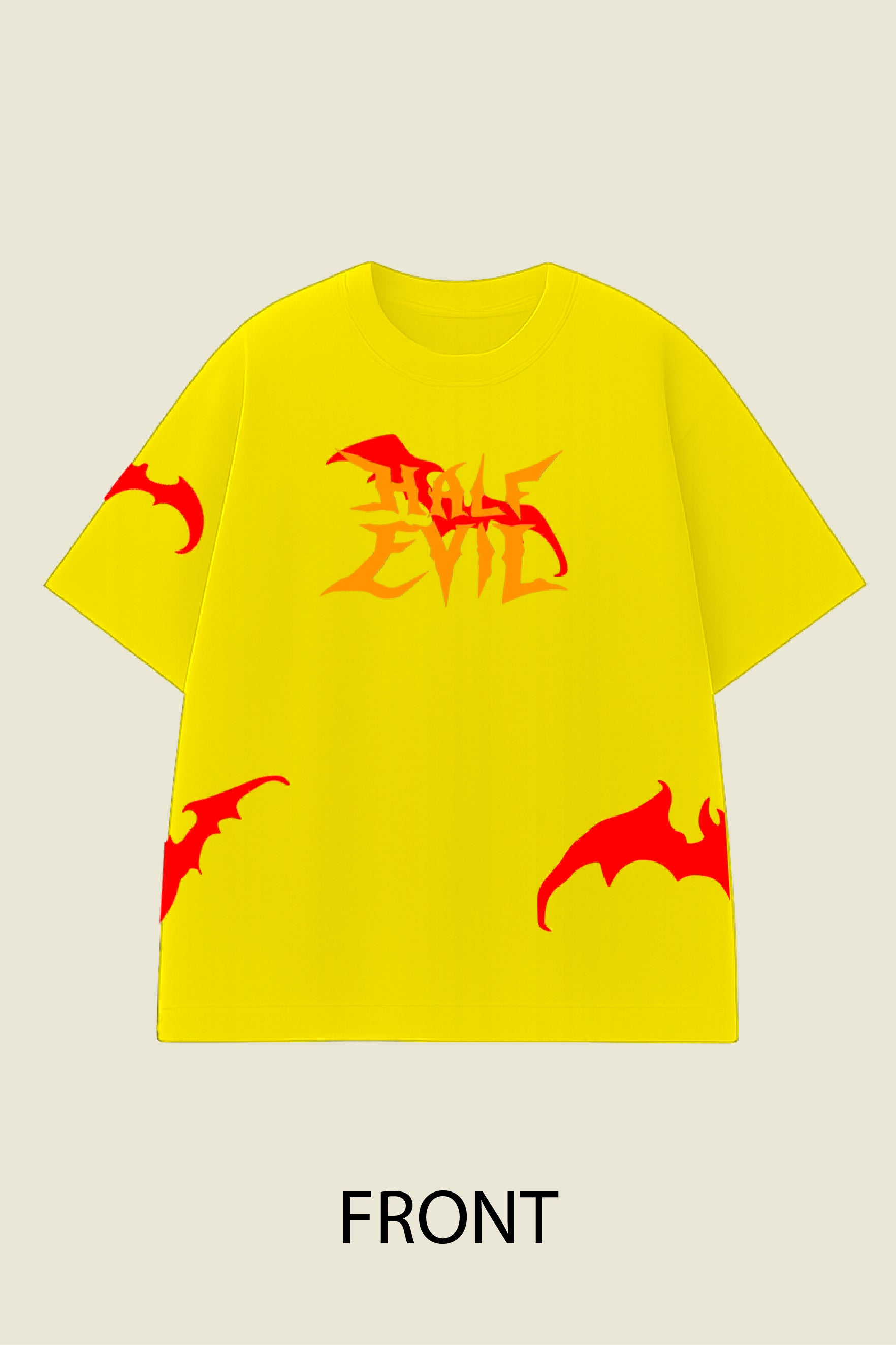 Half Evil Oversized T-shirt