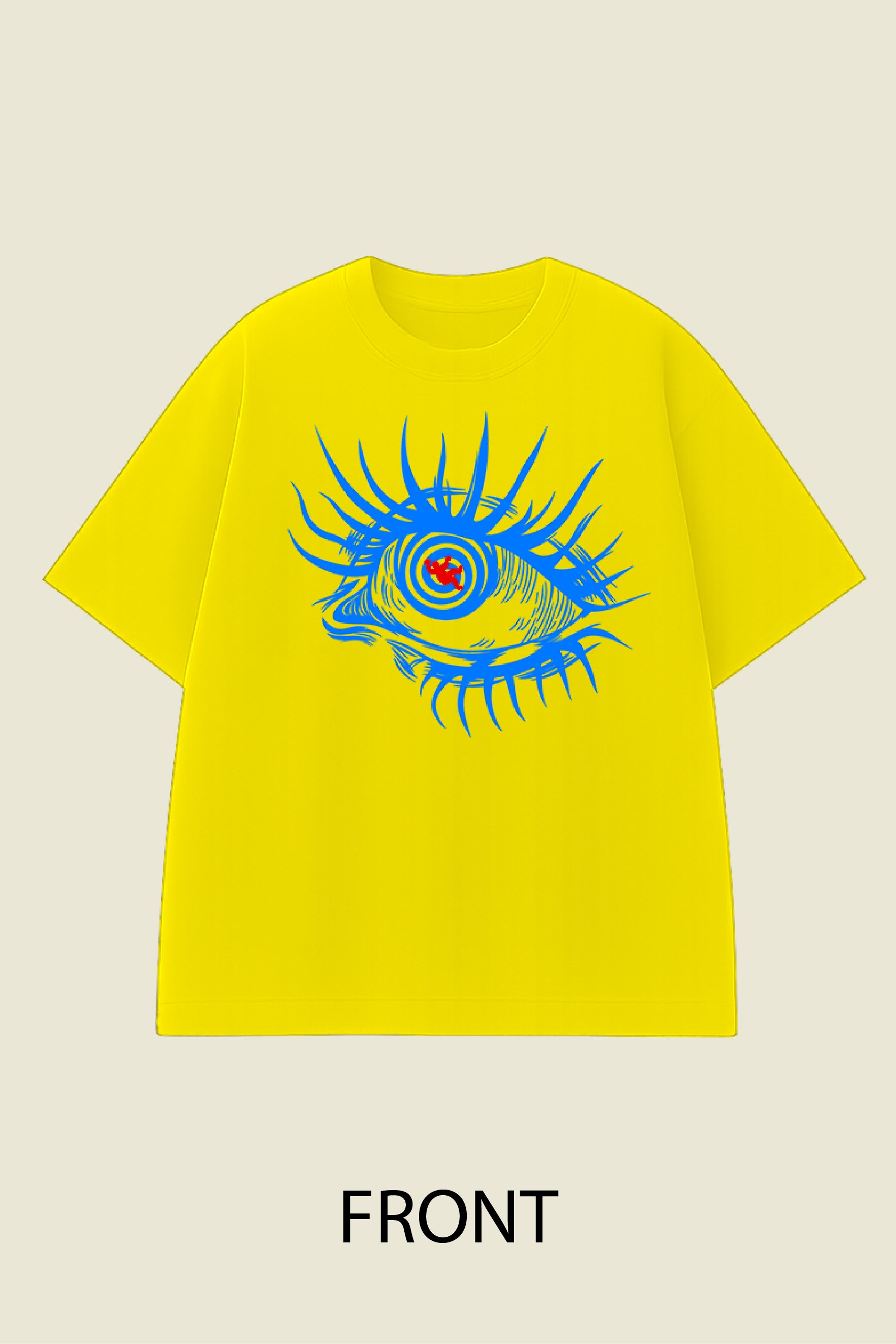 Illsuion Eye Oversized T shirt