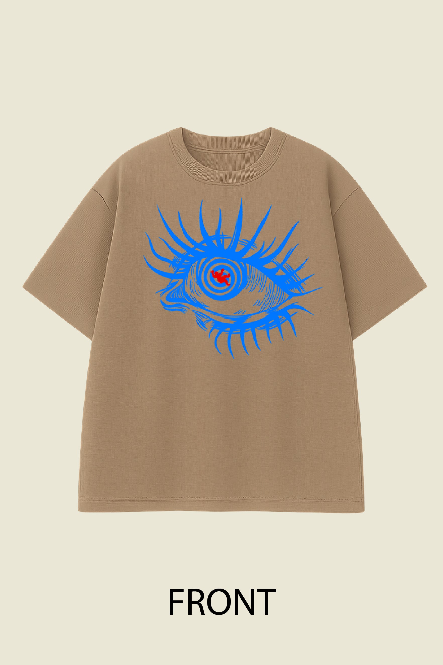 Illsuion Eye Oversized T shirt