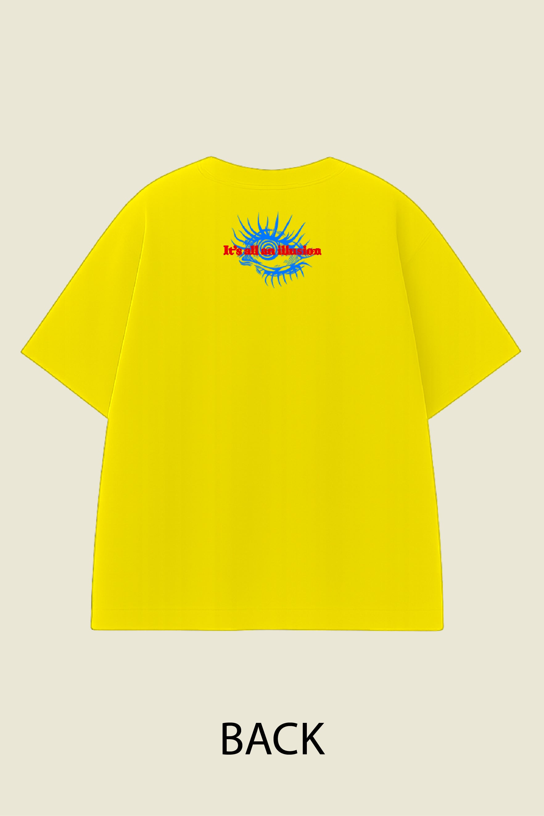 Illsuion Eye Oversized T shirt