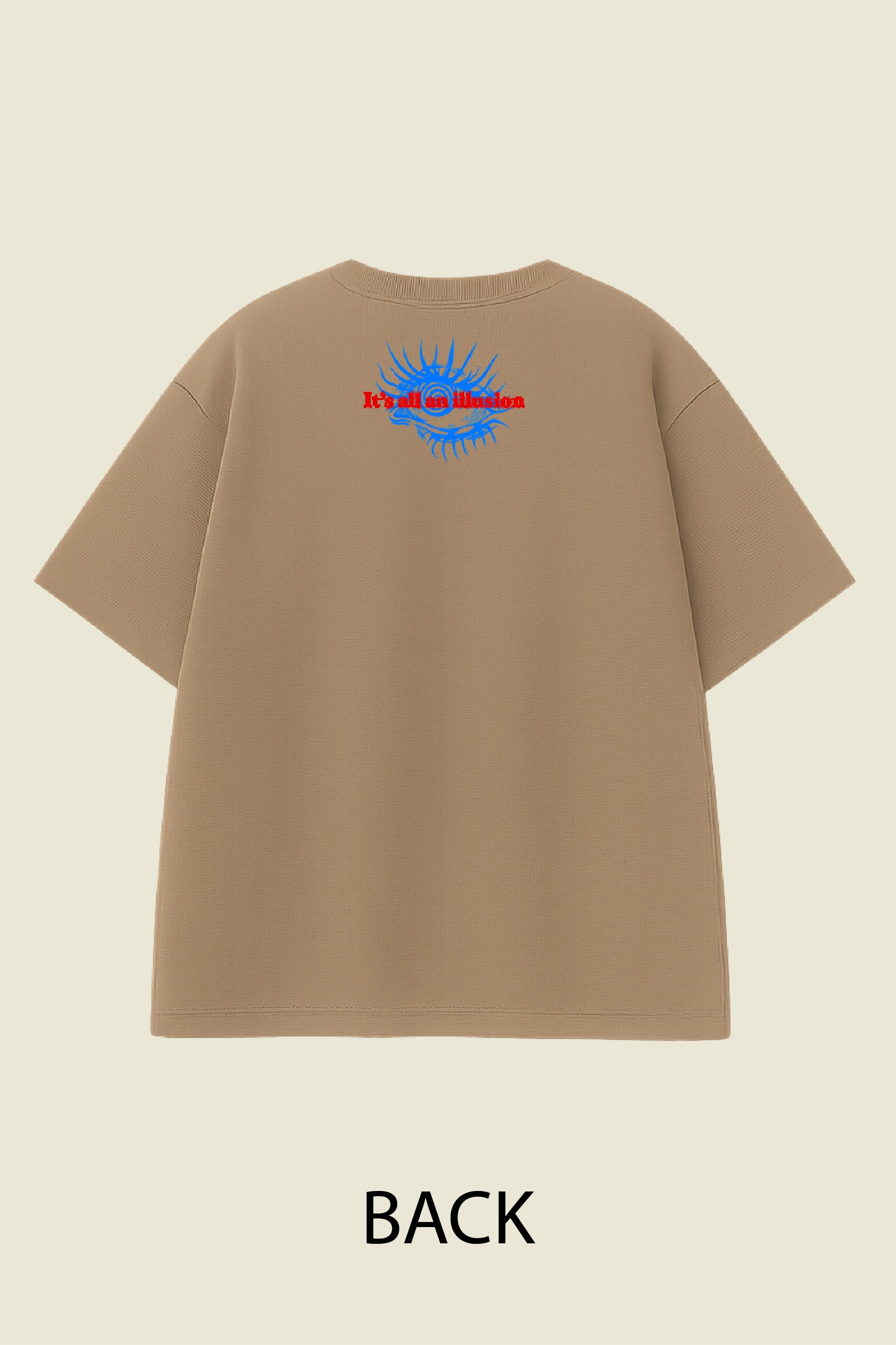 Illsuion Eye Oversized T shirt