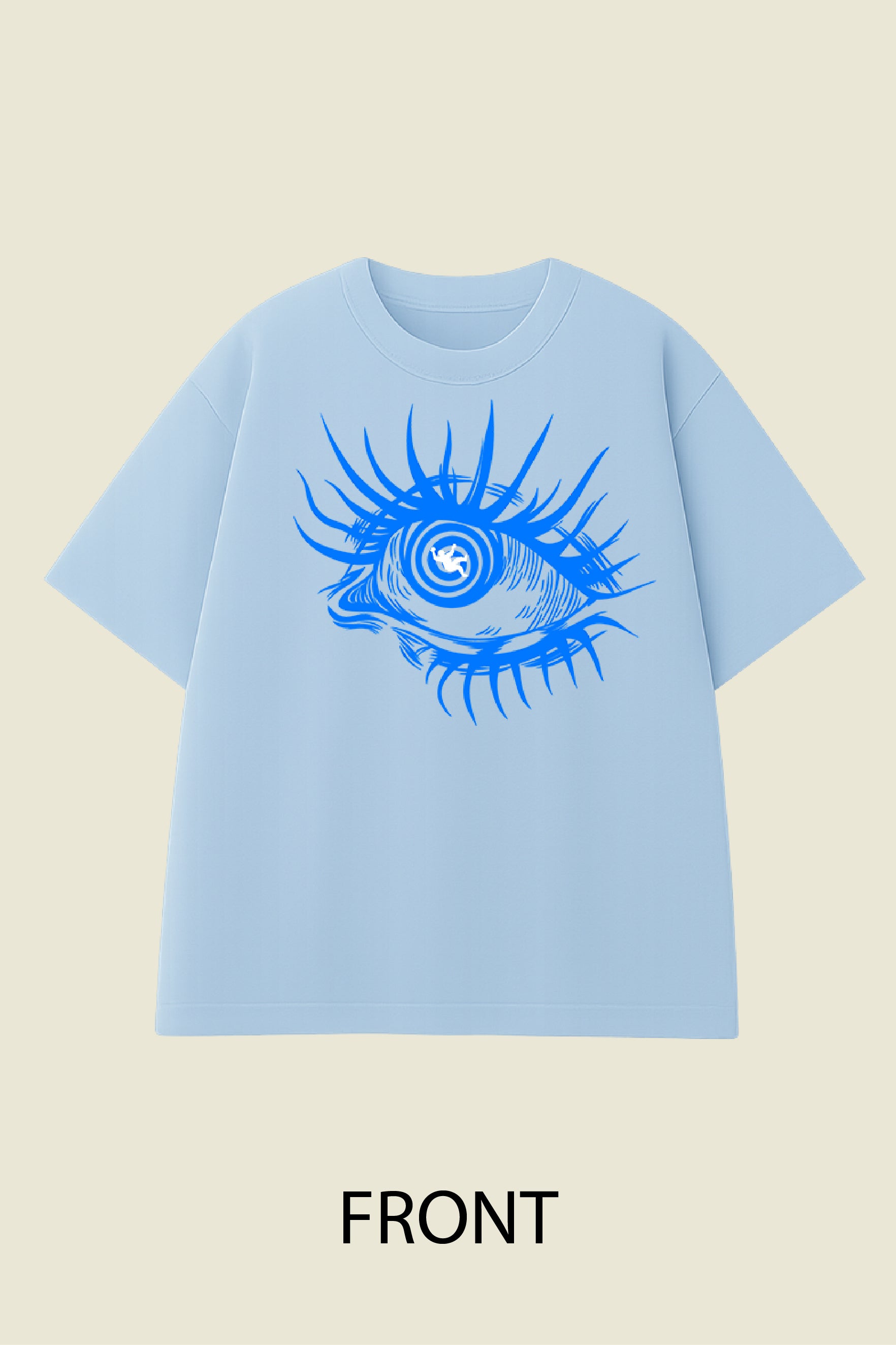 Illsuion Eye Oversized T shirt