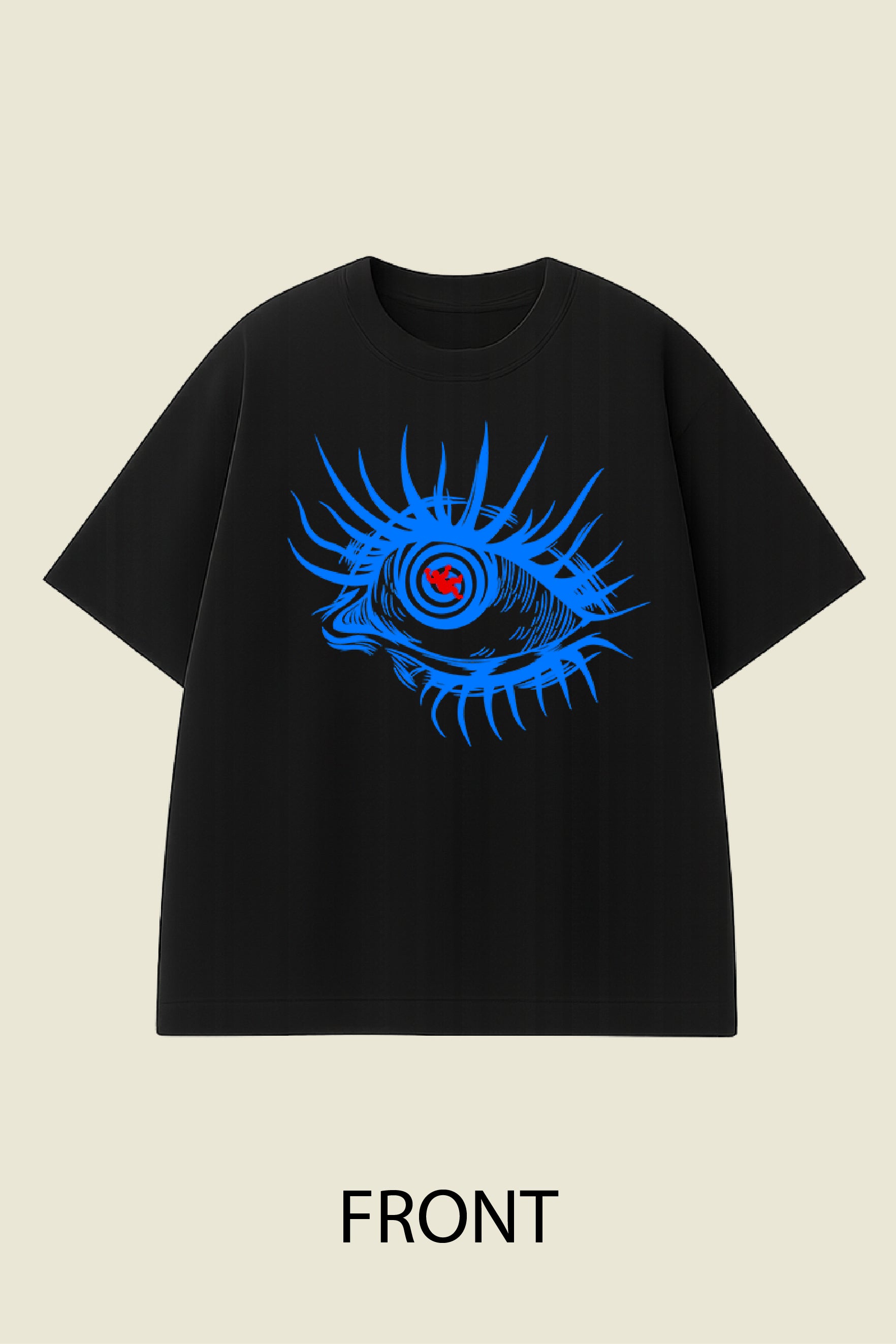 Illsuion Eye Oversized T shirt