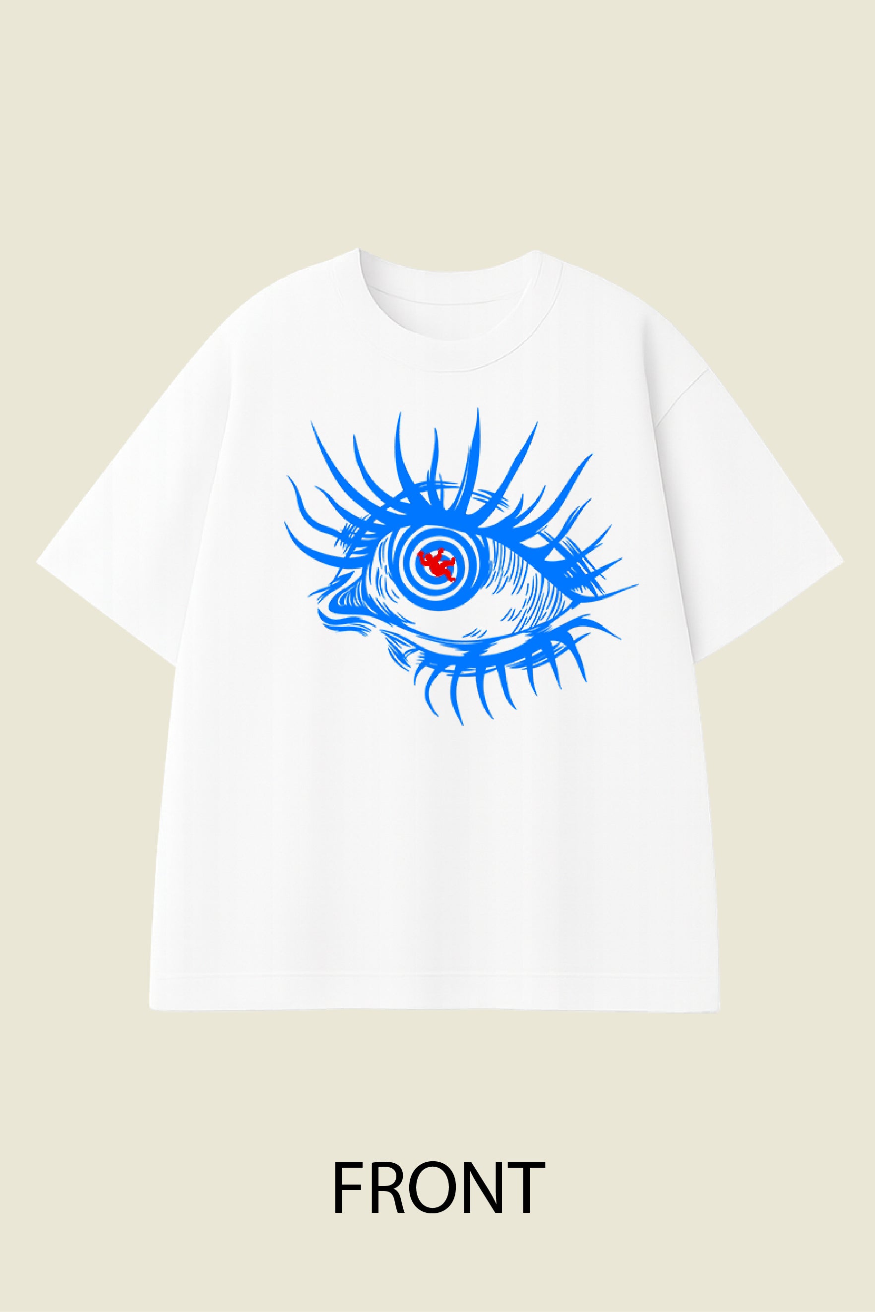 Illsuion Eye Oversized T shirt