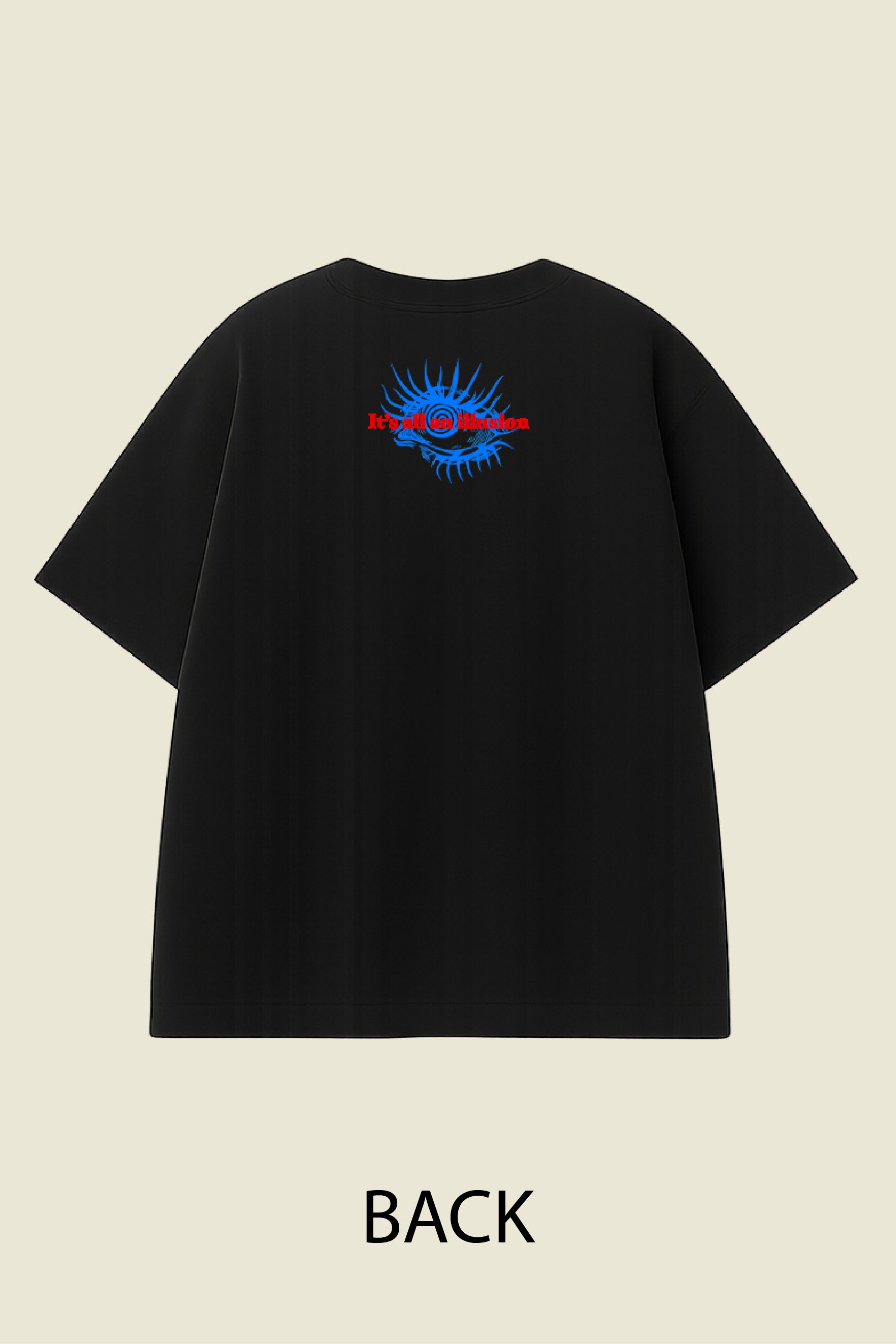 Illsuion Eye Oversized T shirt