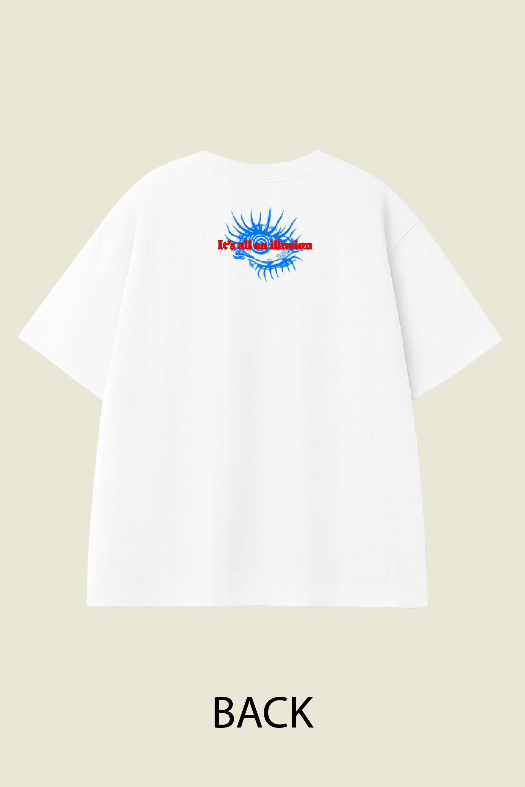 Illsuion Eye Oversized T shirt