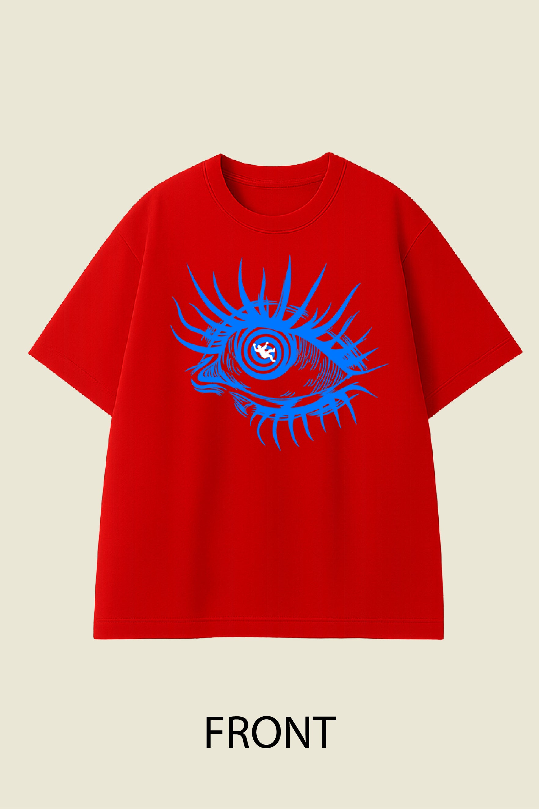 Illsuion Eye Oversized T shirt