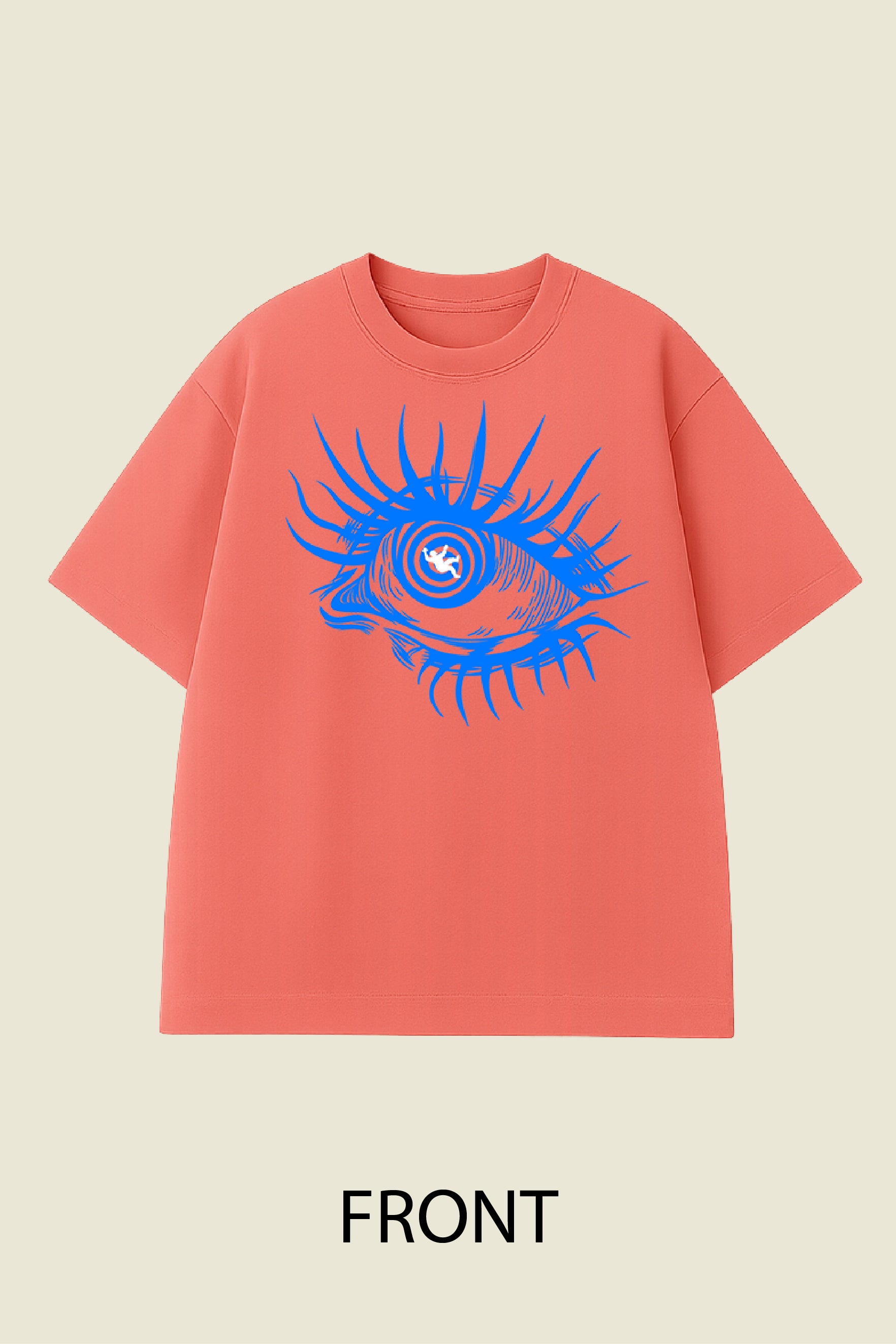 Illsuion Eye Oversized T shirt