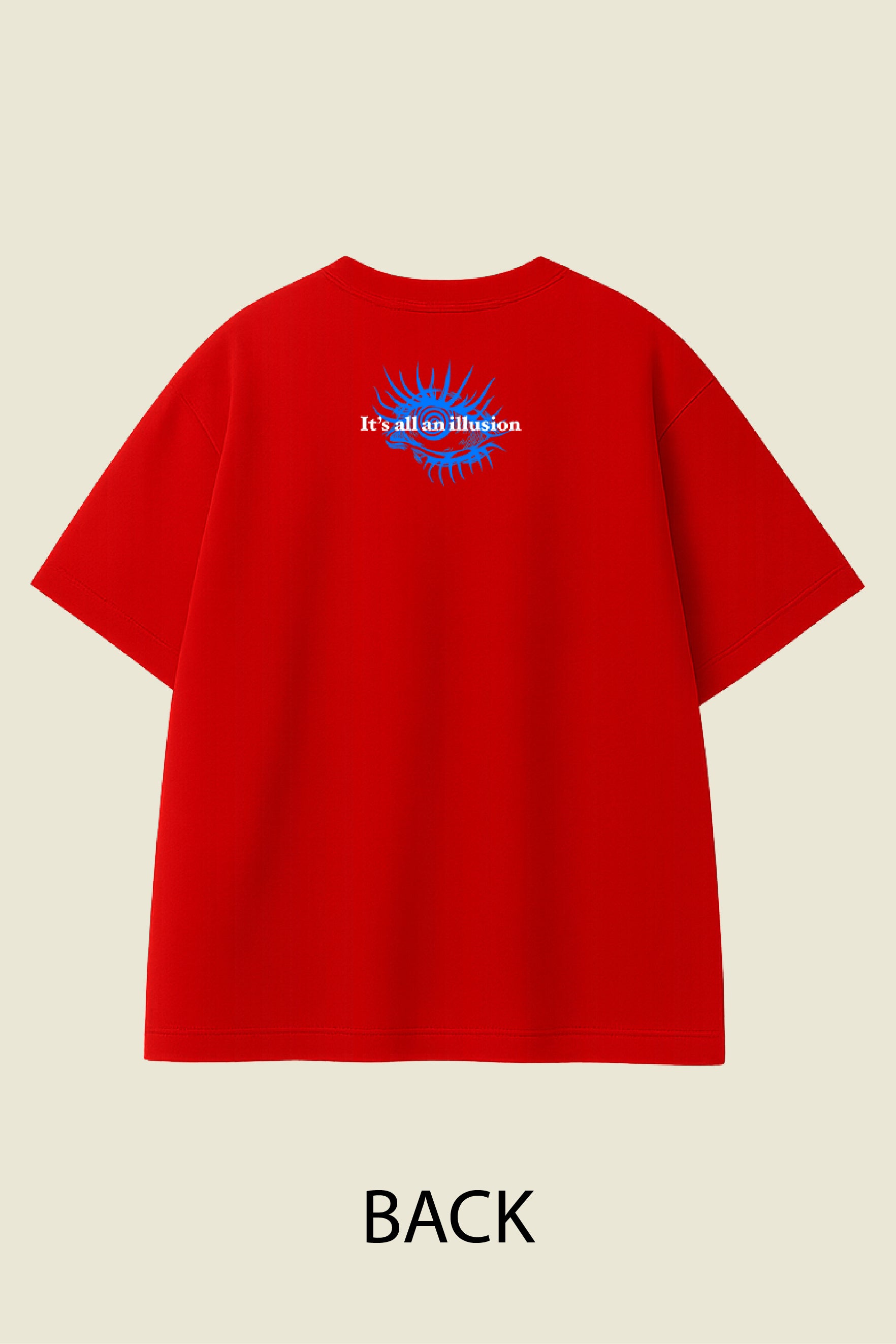 Illsuion Eye Oversized T shirt