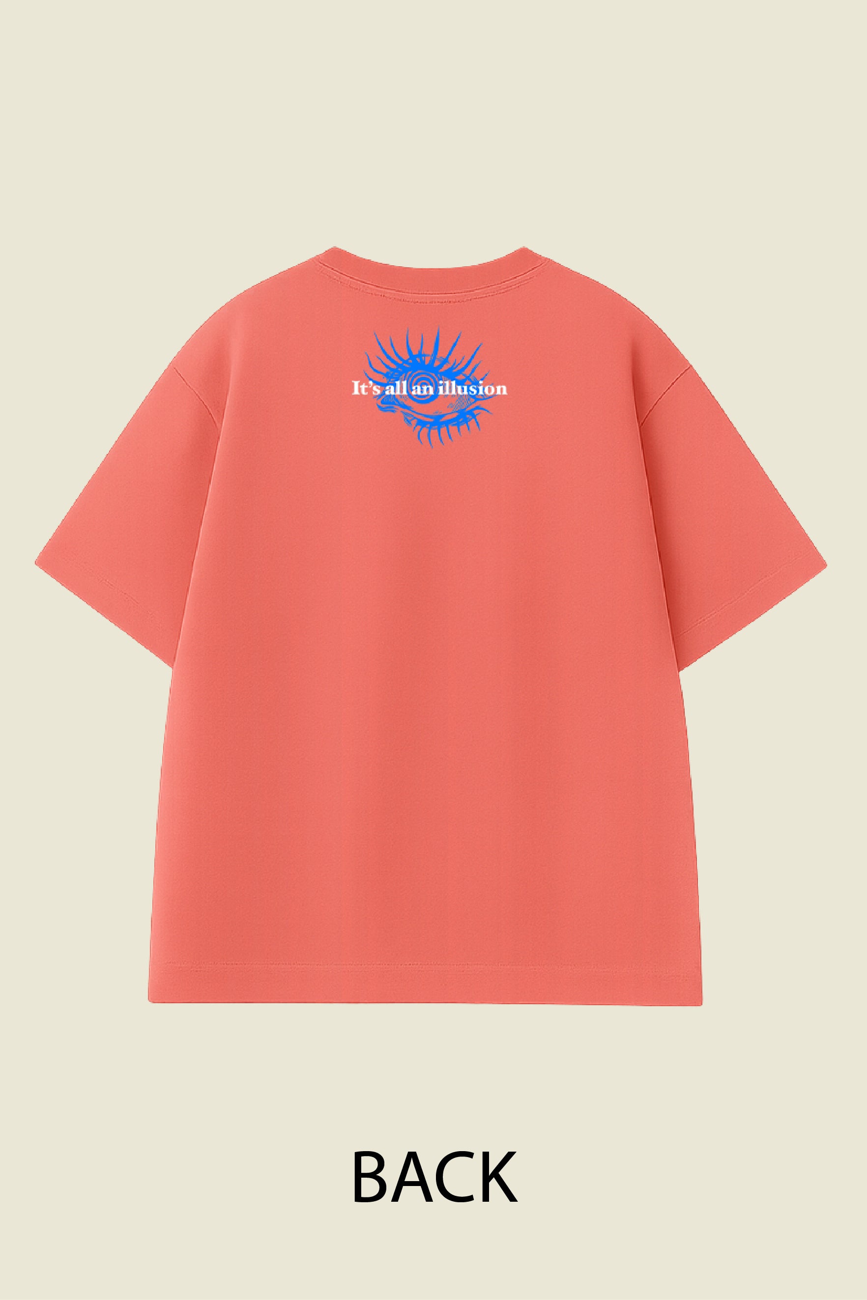 Illsuion Eye Oversized T shirt