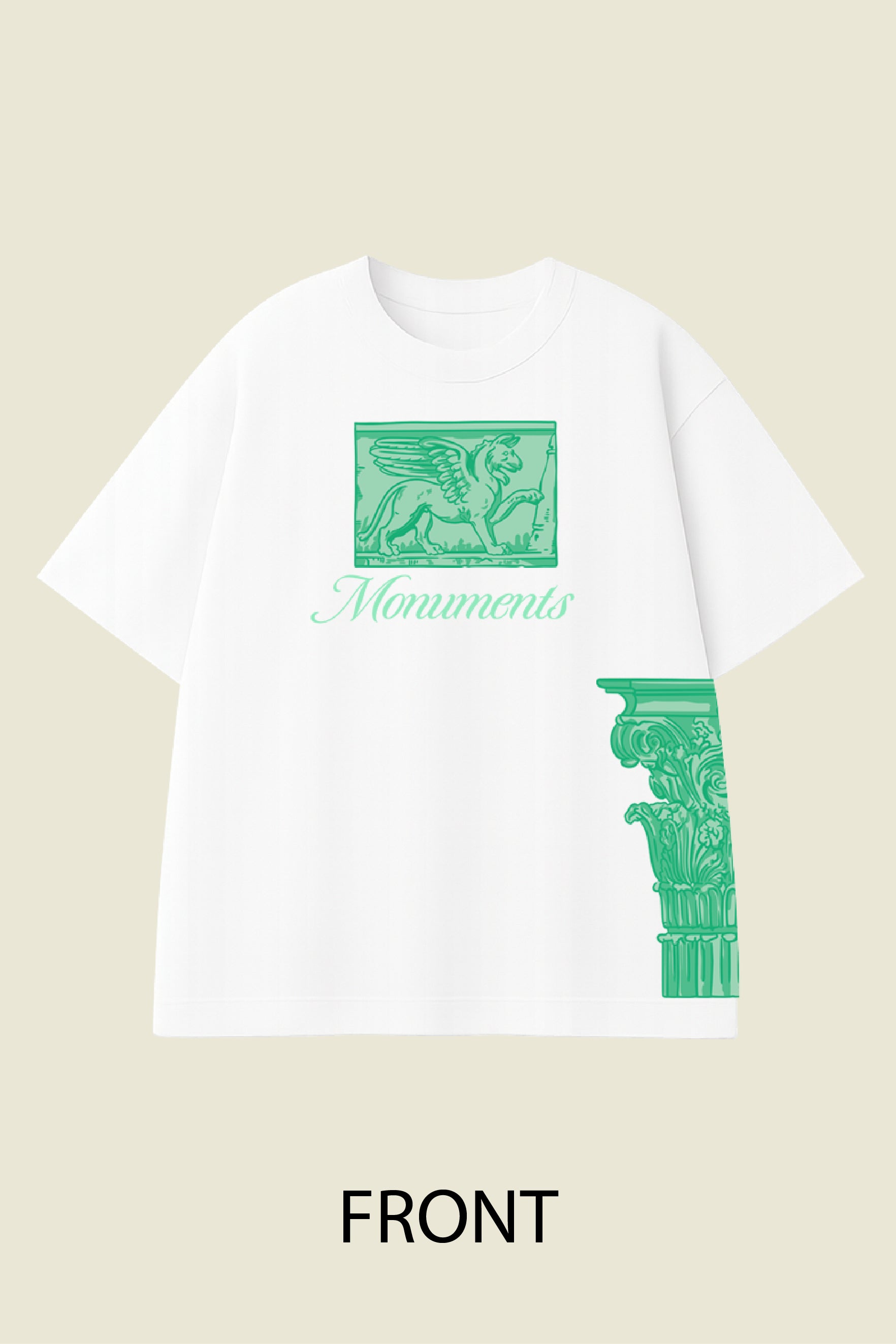 Monuments Oversized T shirt