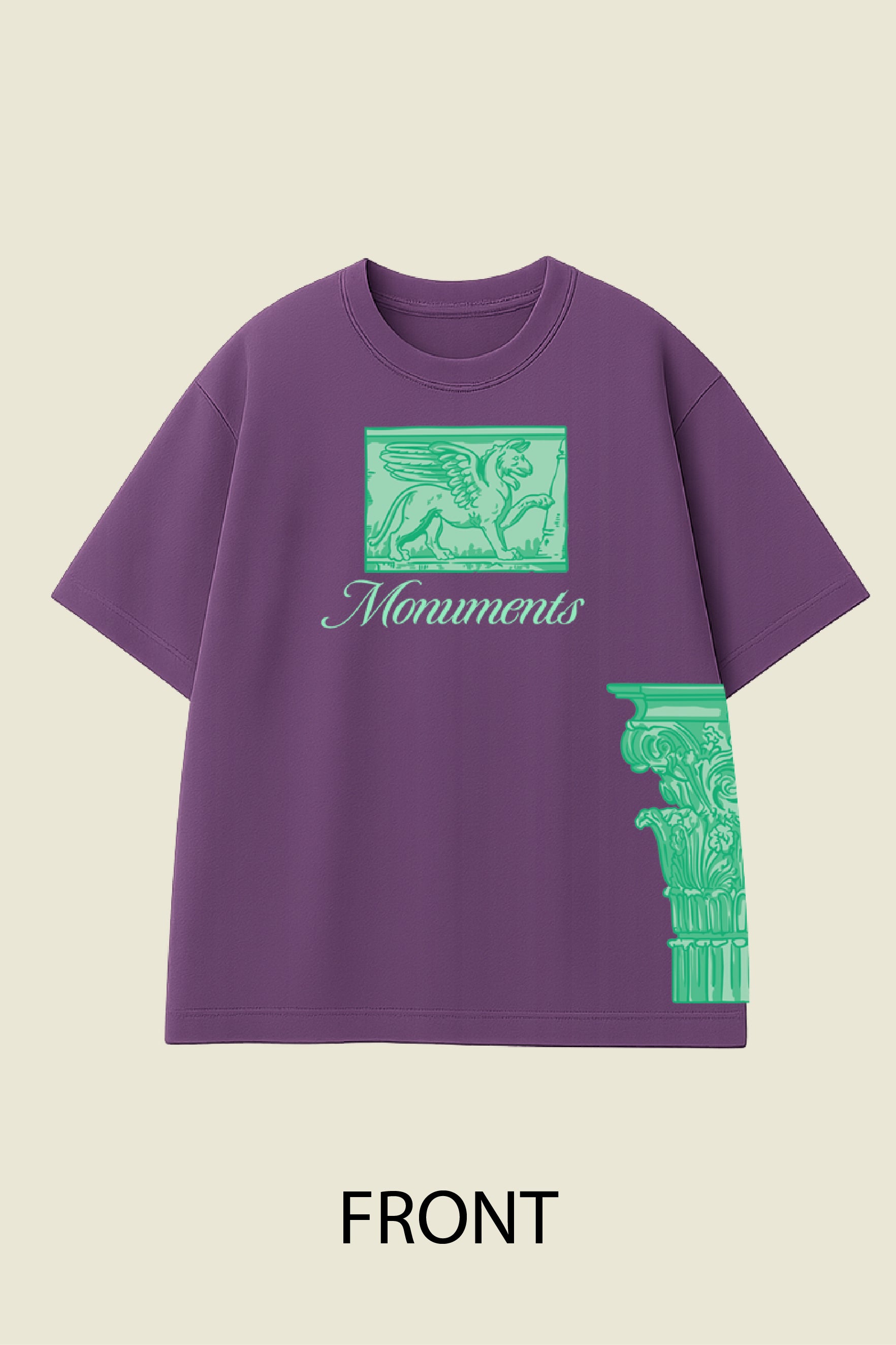 Monuments Oversized T shirt
