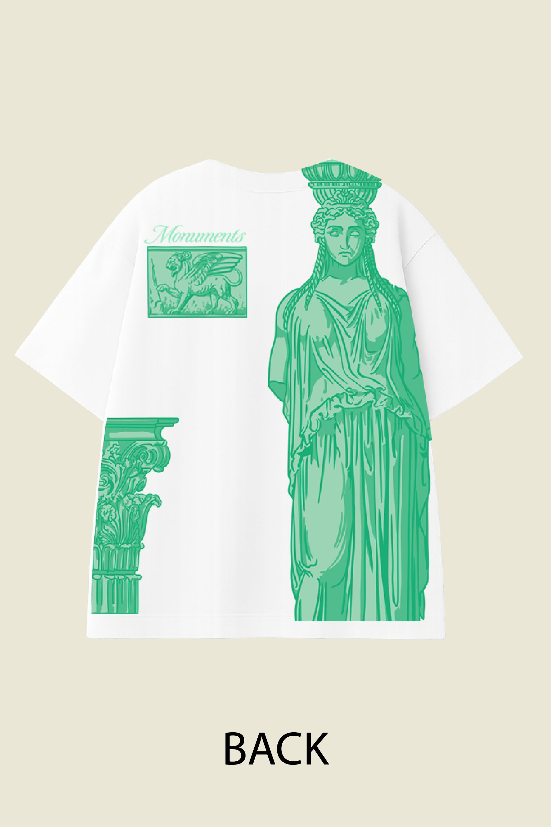 Monuments Oversized T shirt