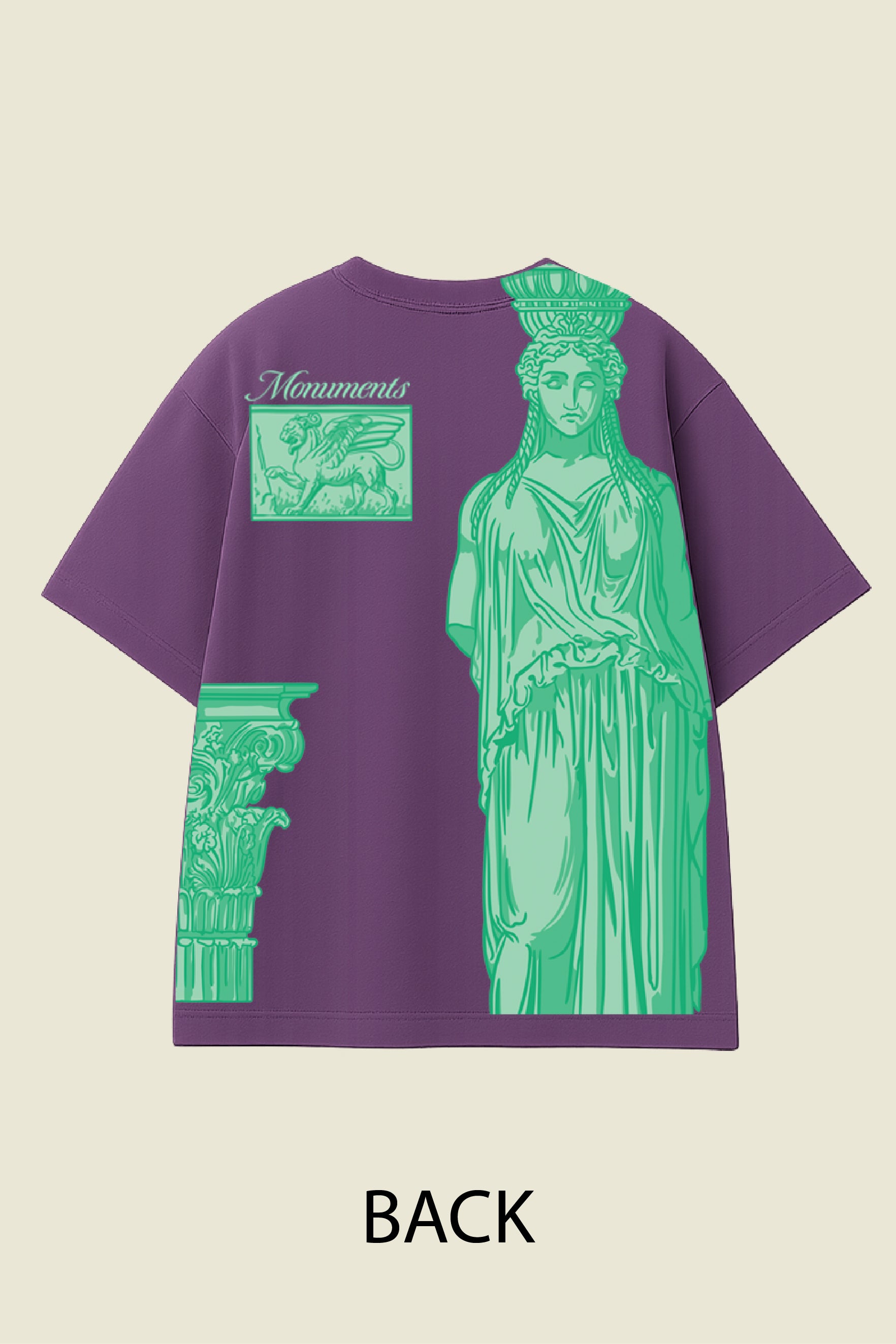 Monuments Oversized T shirt