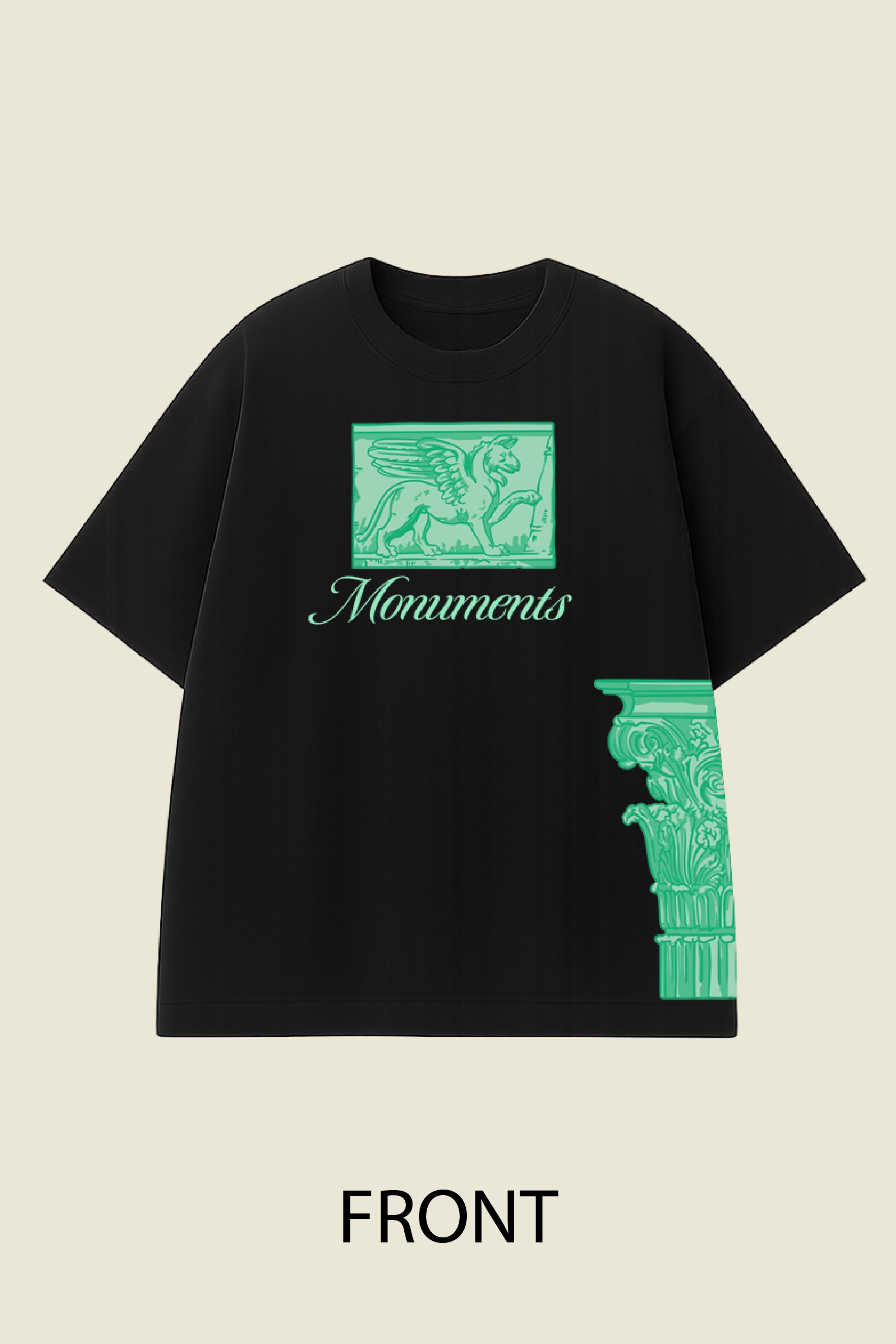 Monuments Oversized T shirt