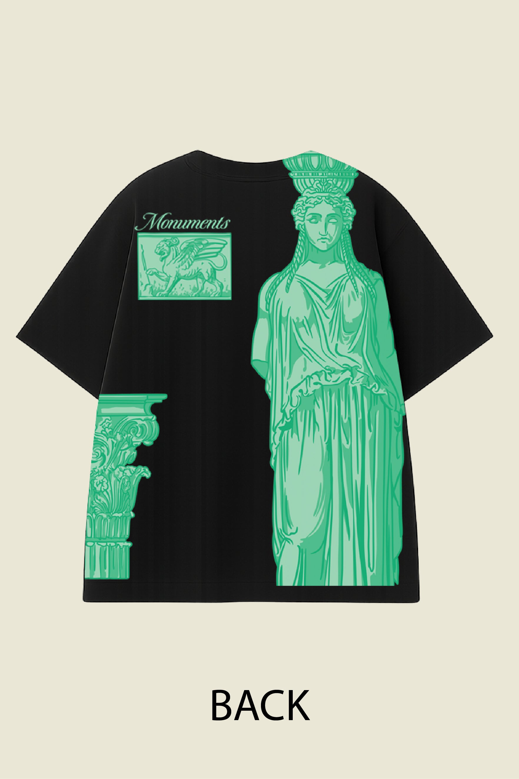 Monuments Oversized T shirt