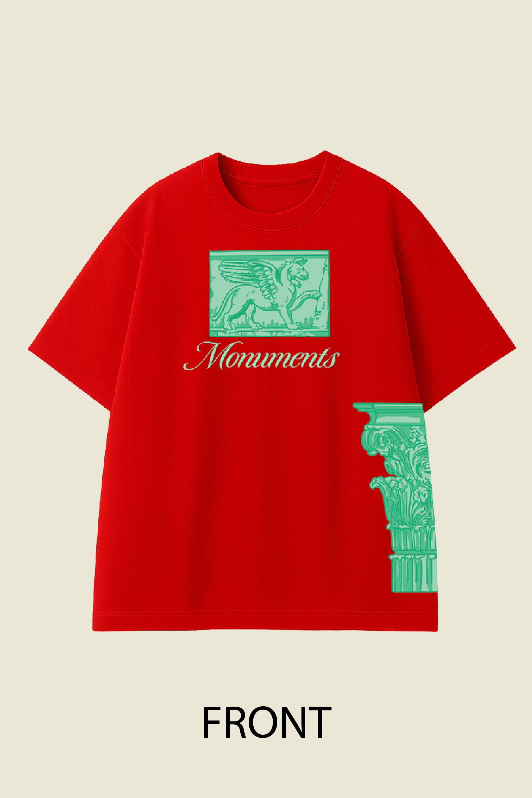 Monuments Oversized T shirt