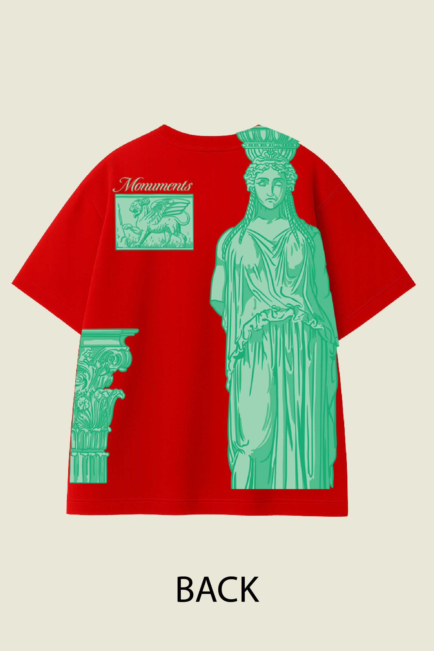 Monuments Oversized T shirt