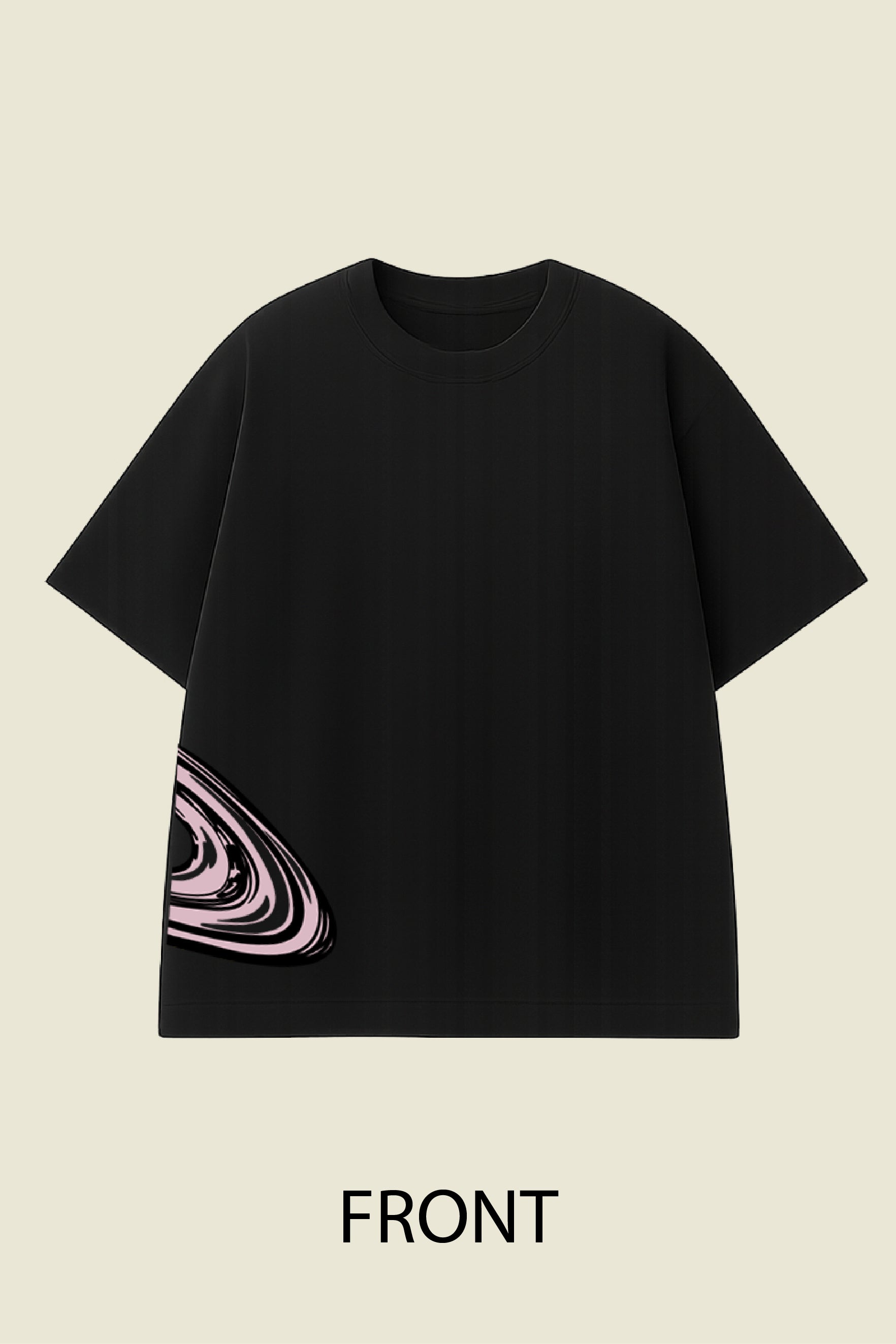 Pastel Saturn Oversized T shirt