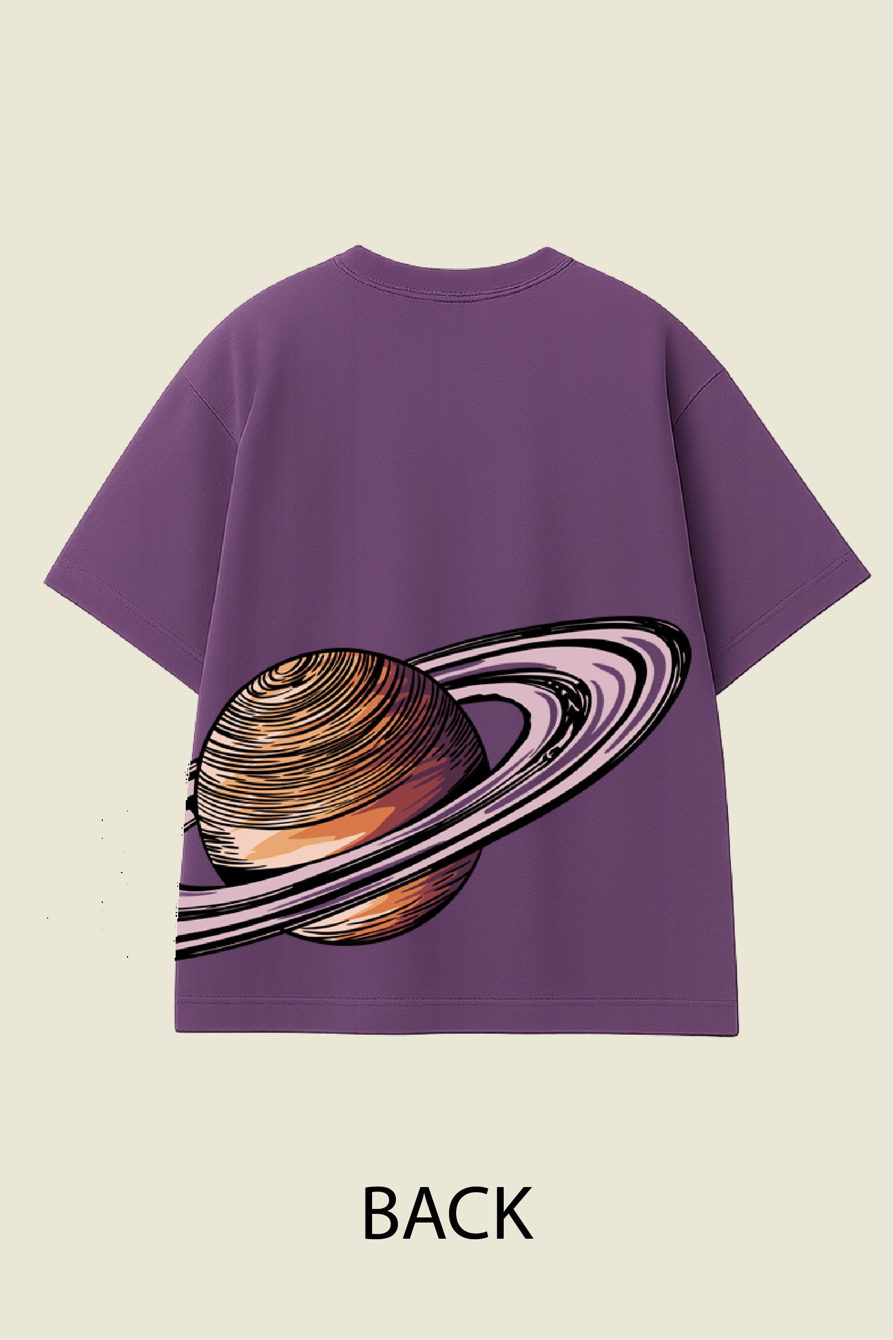 Pastel Saturn Oversized T shirt