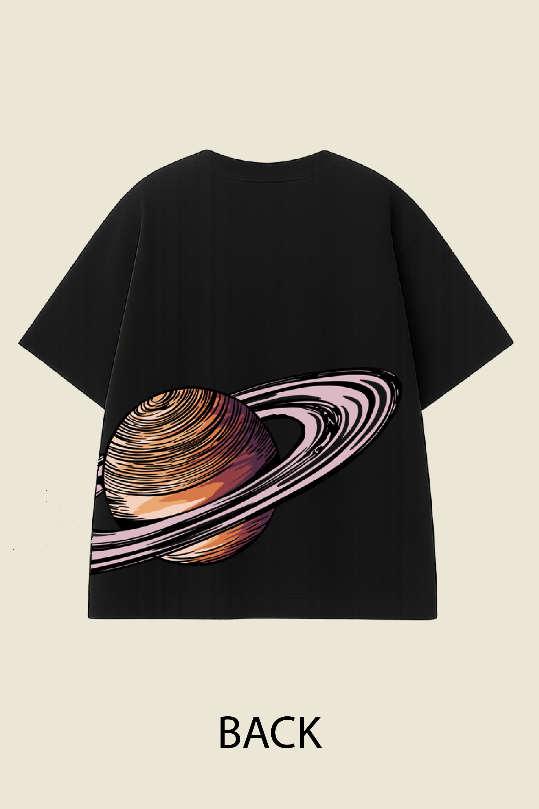 Pastel Saturn Oversized T shirt
