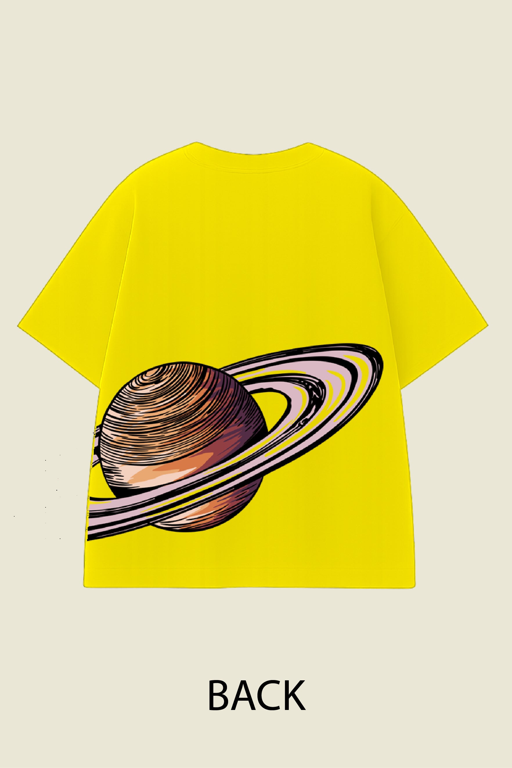 Pastel Saturn Oversized T shirt