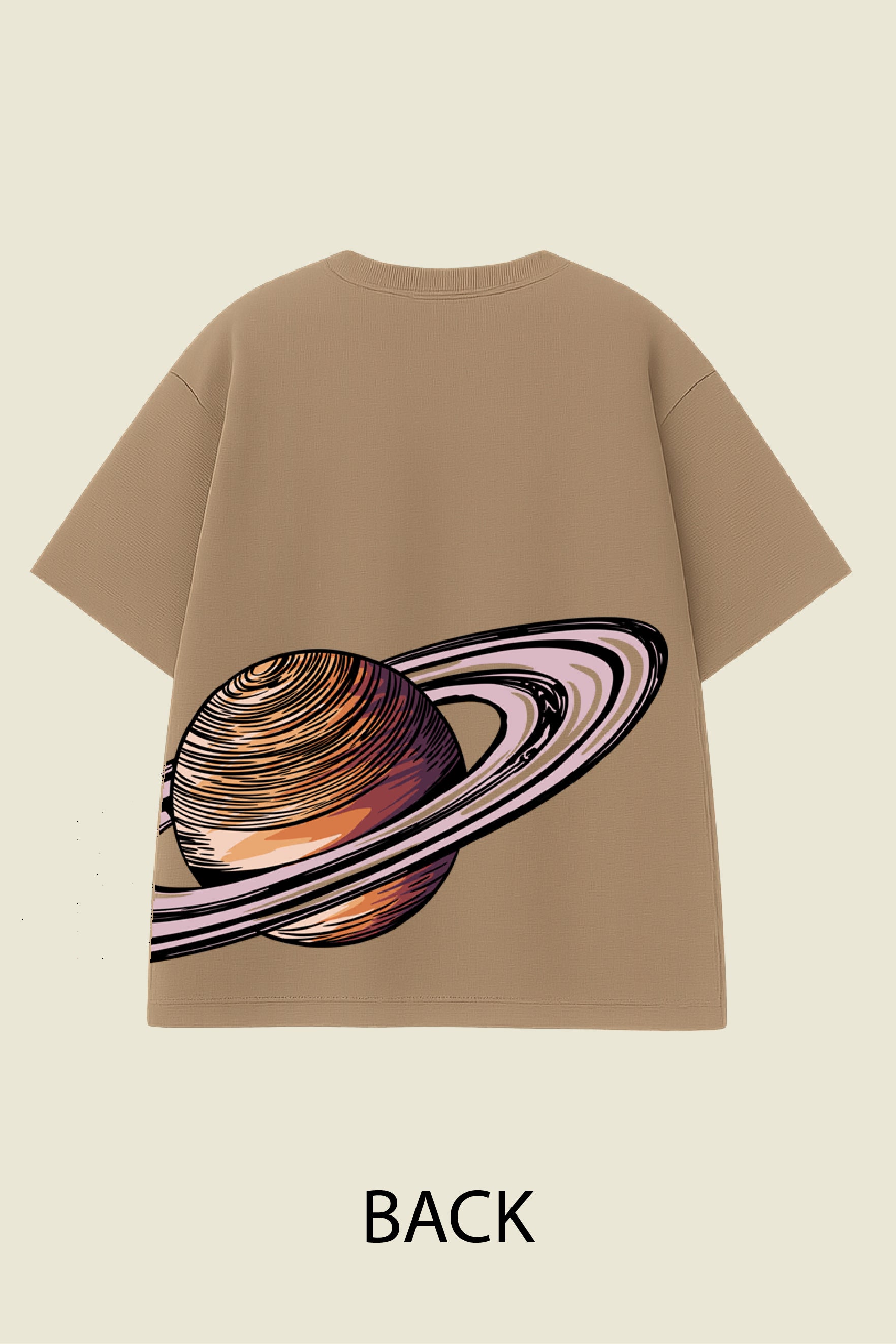 Pastel Saturn Oversized T shirt