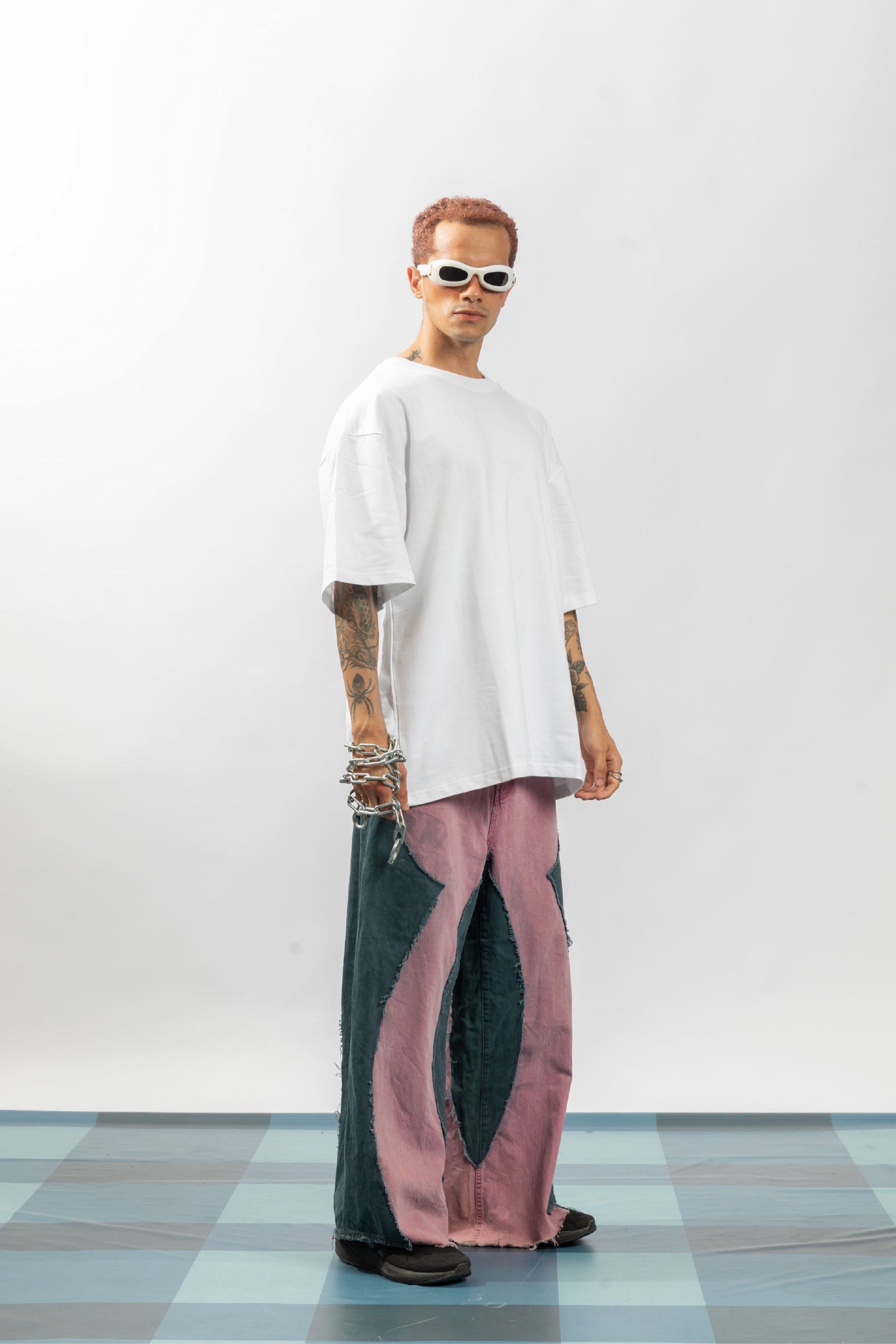 Pastel Saturn Oversized T shirt