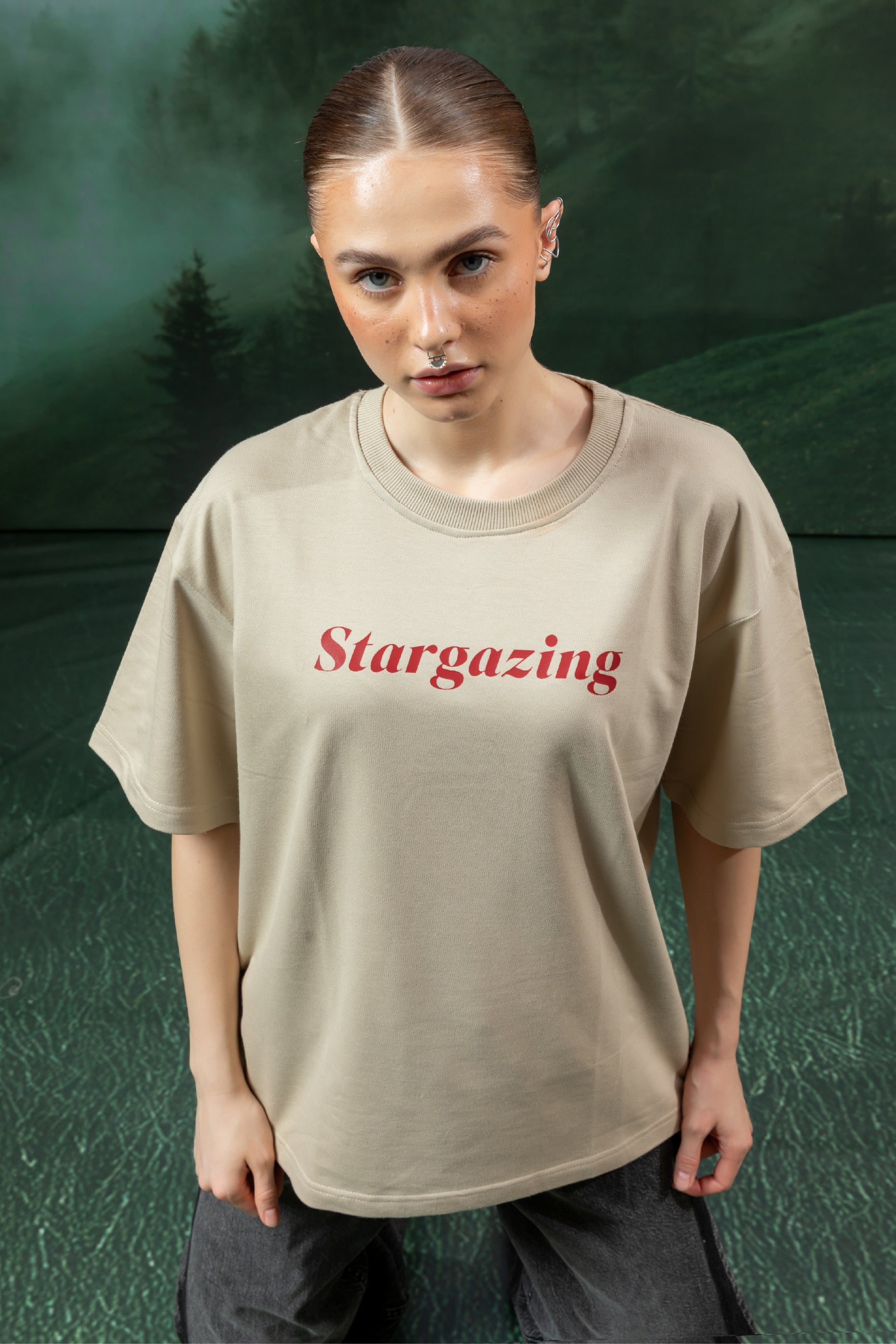 Stargazing Oversized T shirt