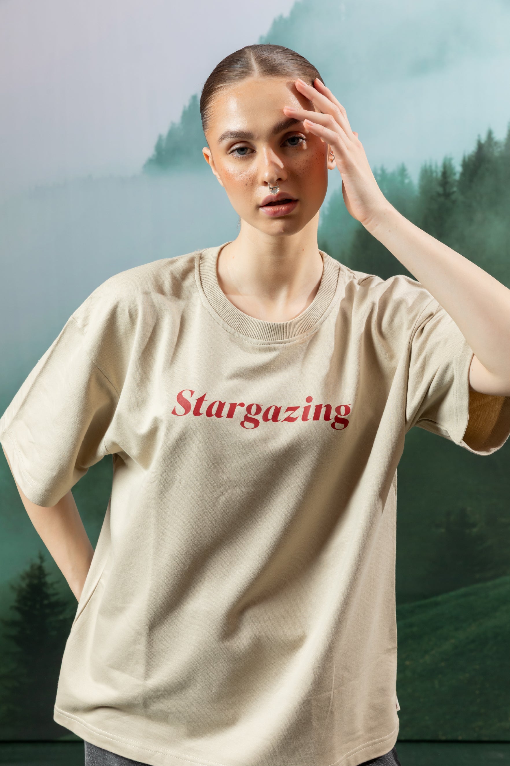 Stargazing Oversized T shirt