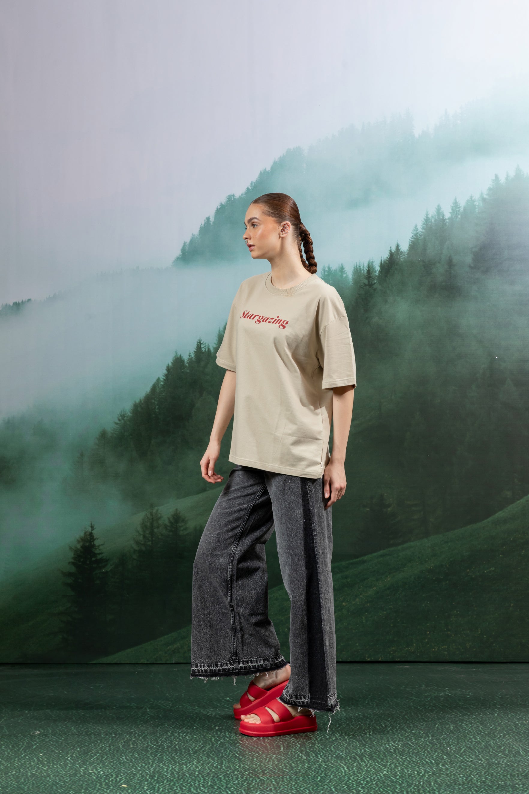 Stargazing Oversized T shirt