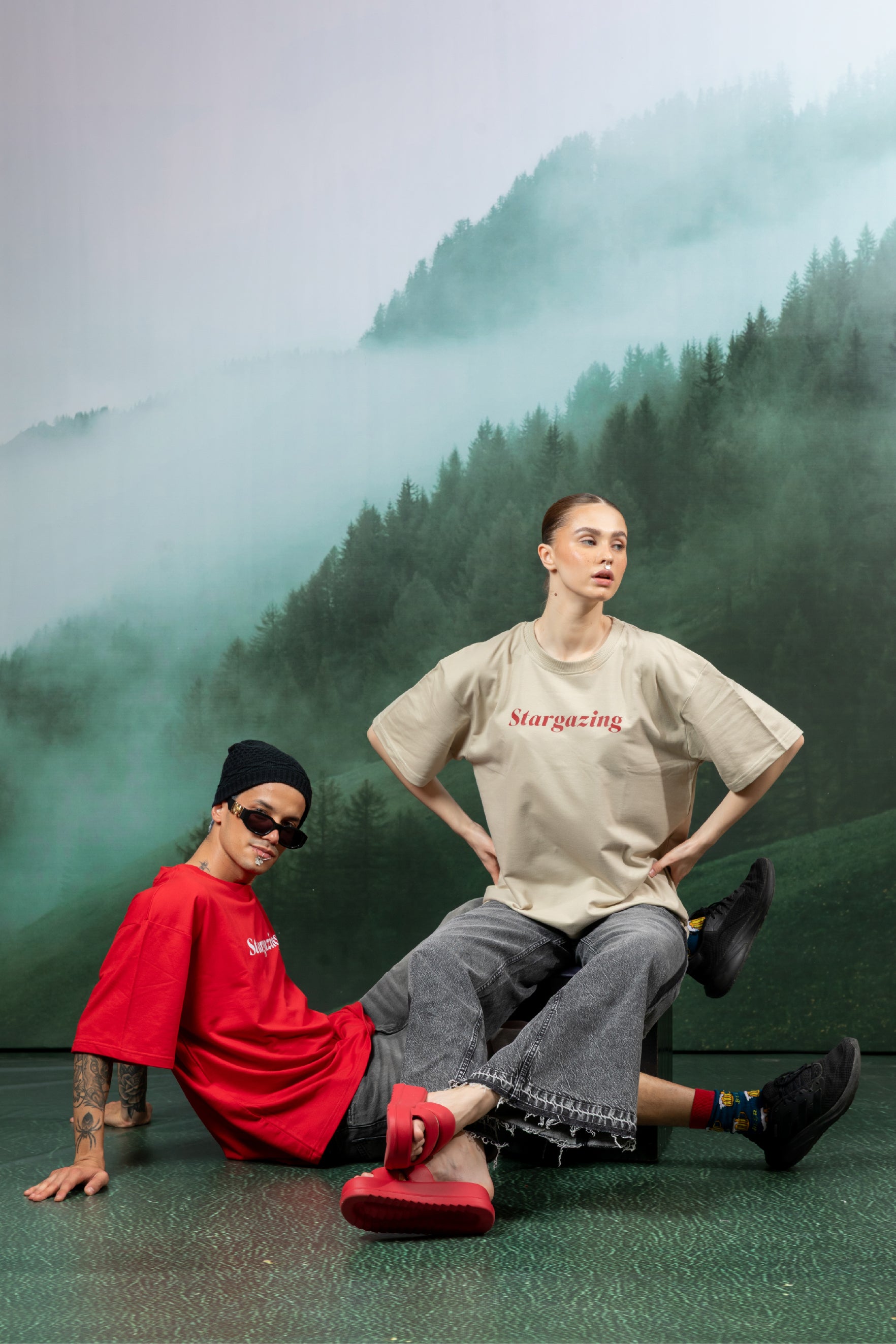 Stargazing Oversized T shirt