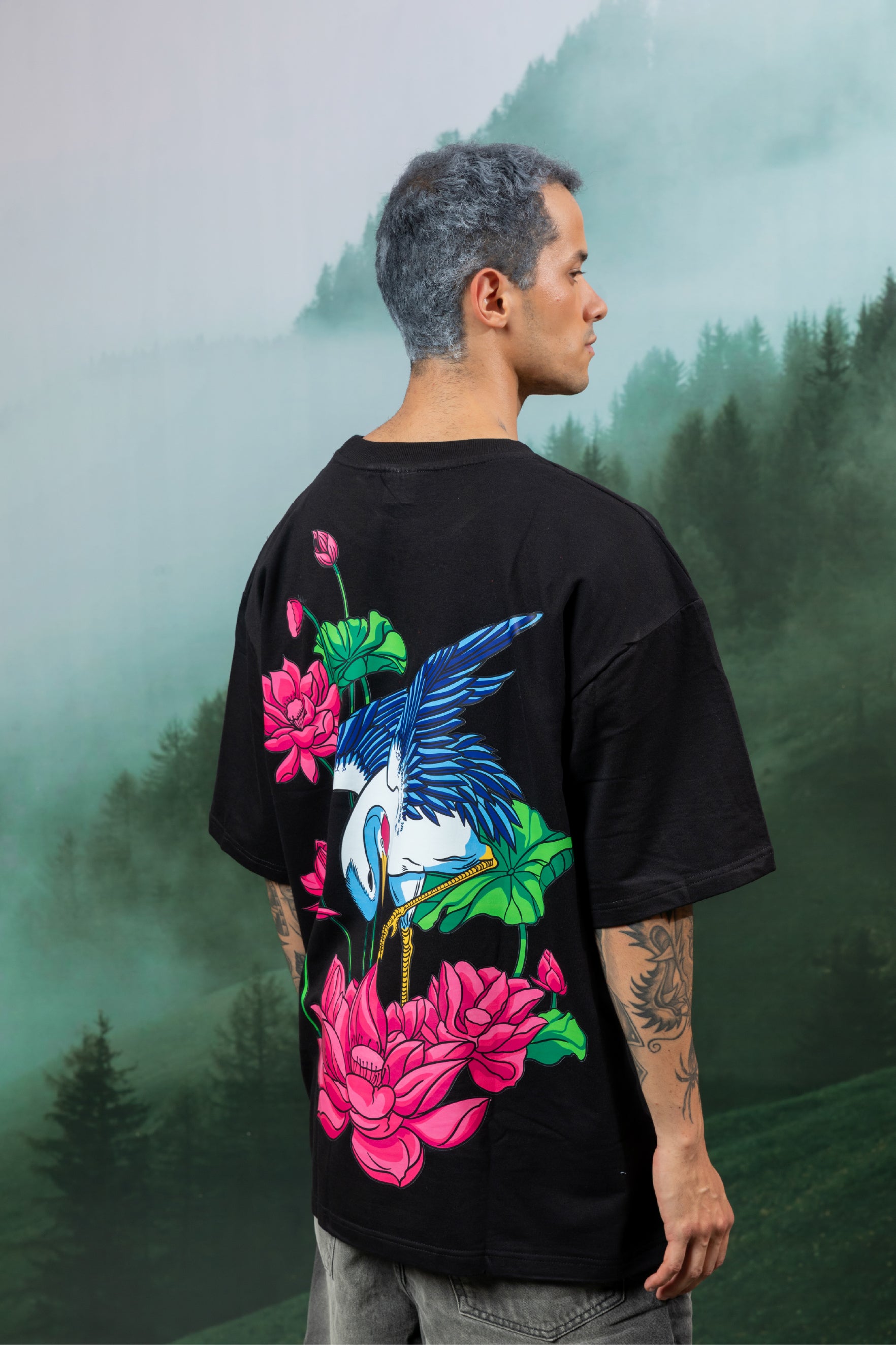 Lotus Oversized T shirt
