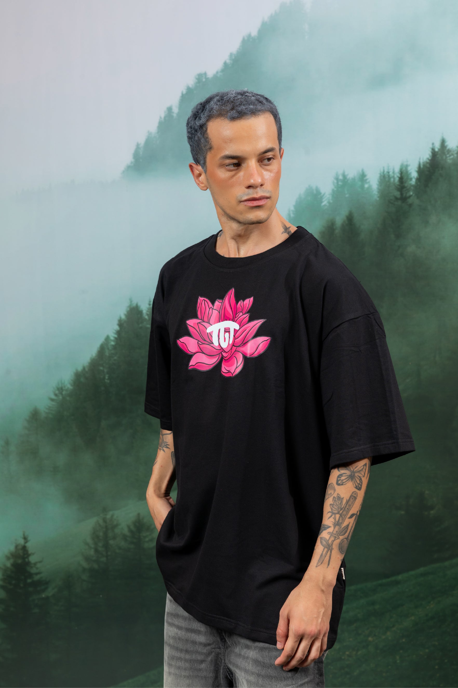 Lotus Oversized T shirt