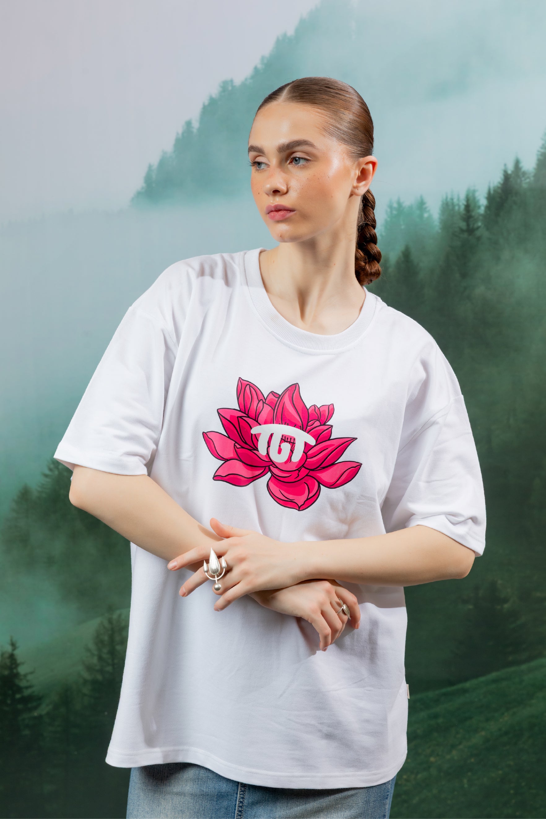 Lotus Oversized T shirt